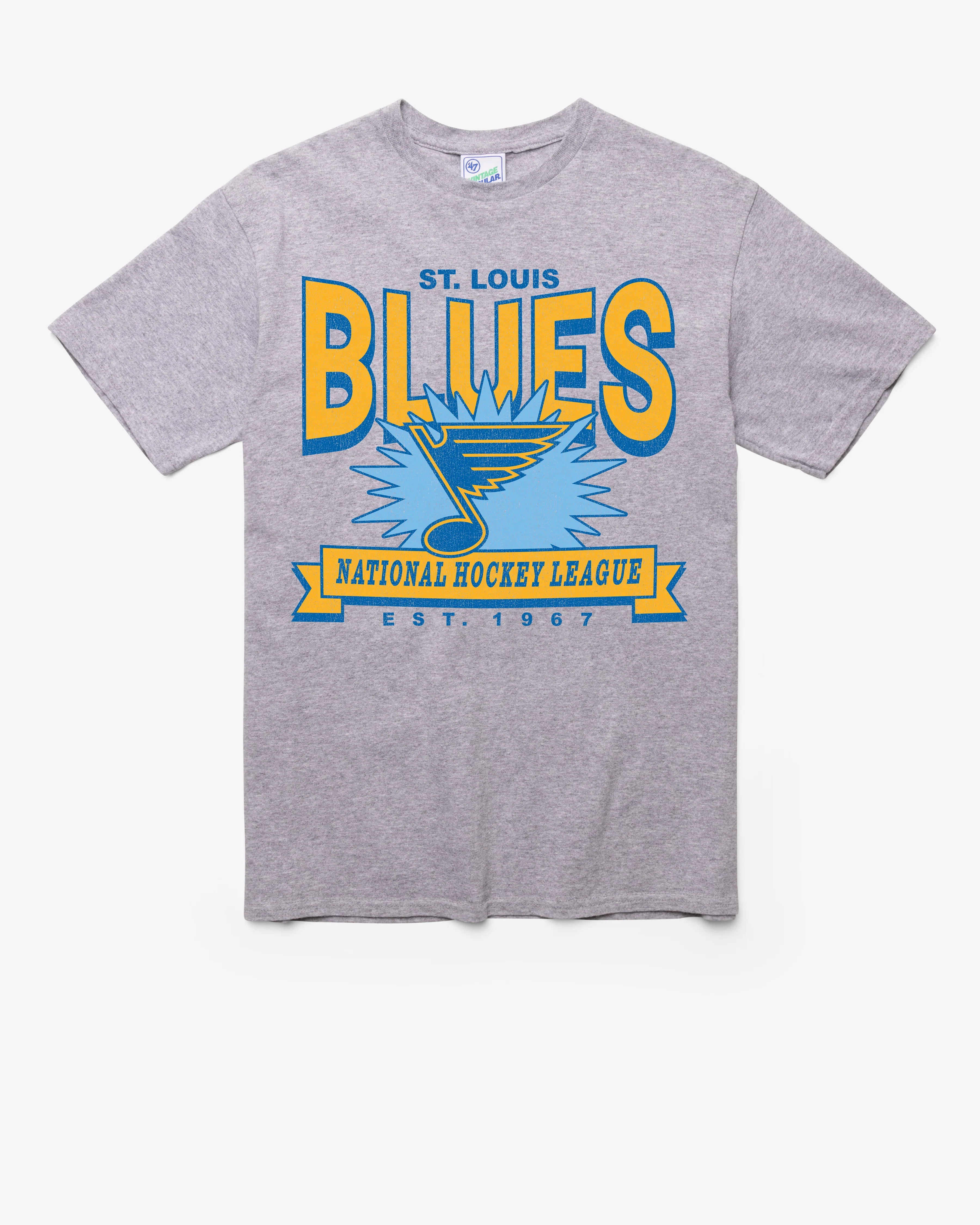 ST LOUIS BLUES TWELVE SIX VINTAGE '47 TUBULAR TEE