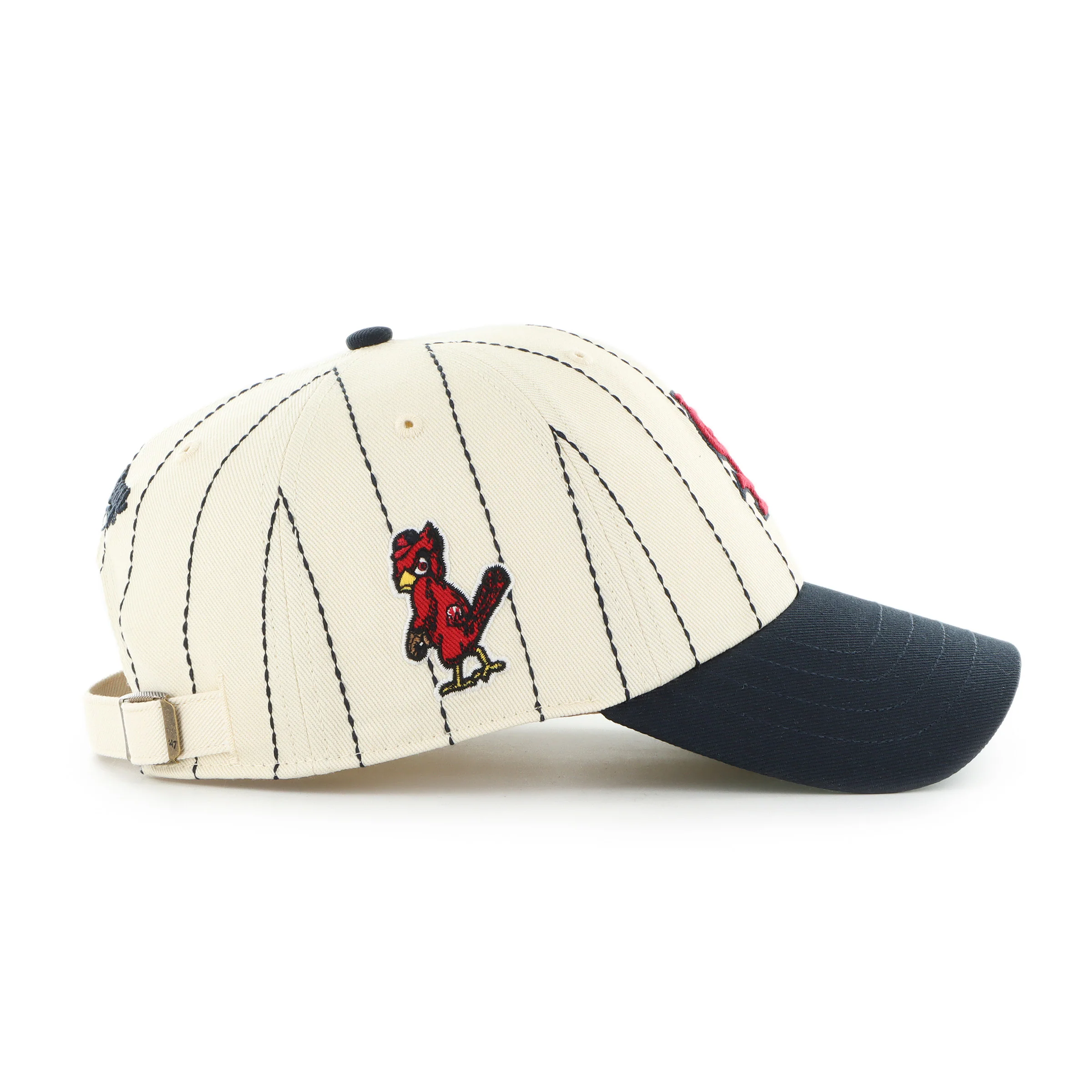ST. LOUIS CARDINALS COOPERSTOWN RAWLINGS PINSTRIPE '47 CLEAN UP - Image 3