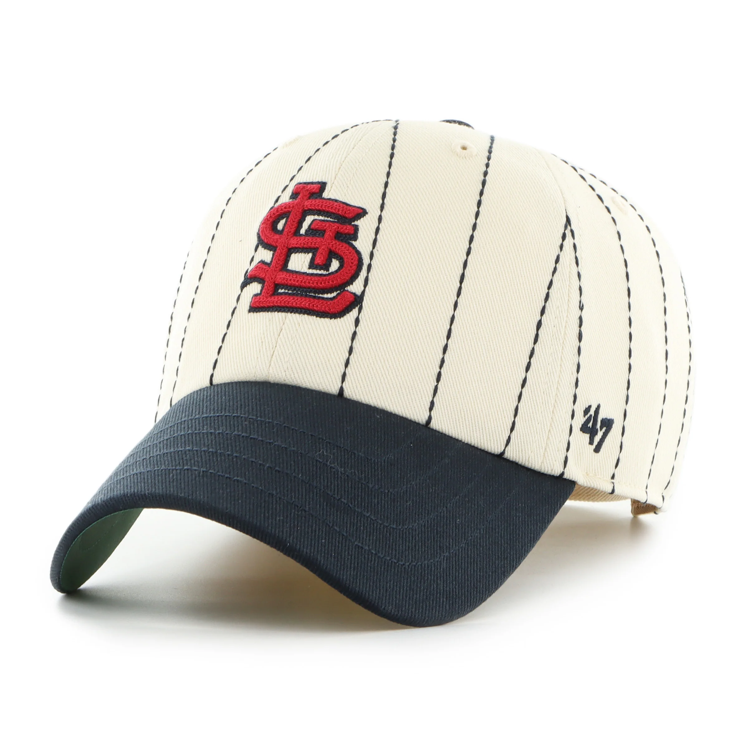 ST. LOUIS CARDINALS COOPERSTOWN RAWLINGS PINSTRIPE '47 CLEAN UP - Image 5
