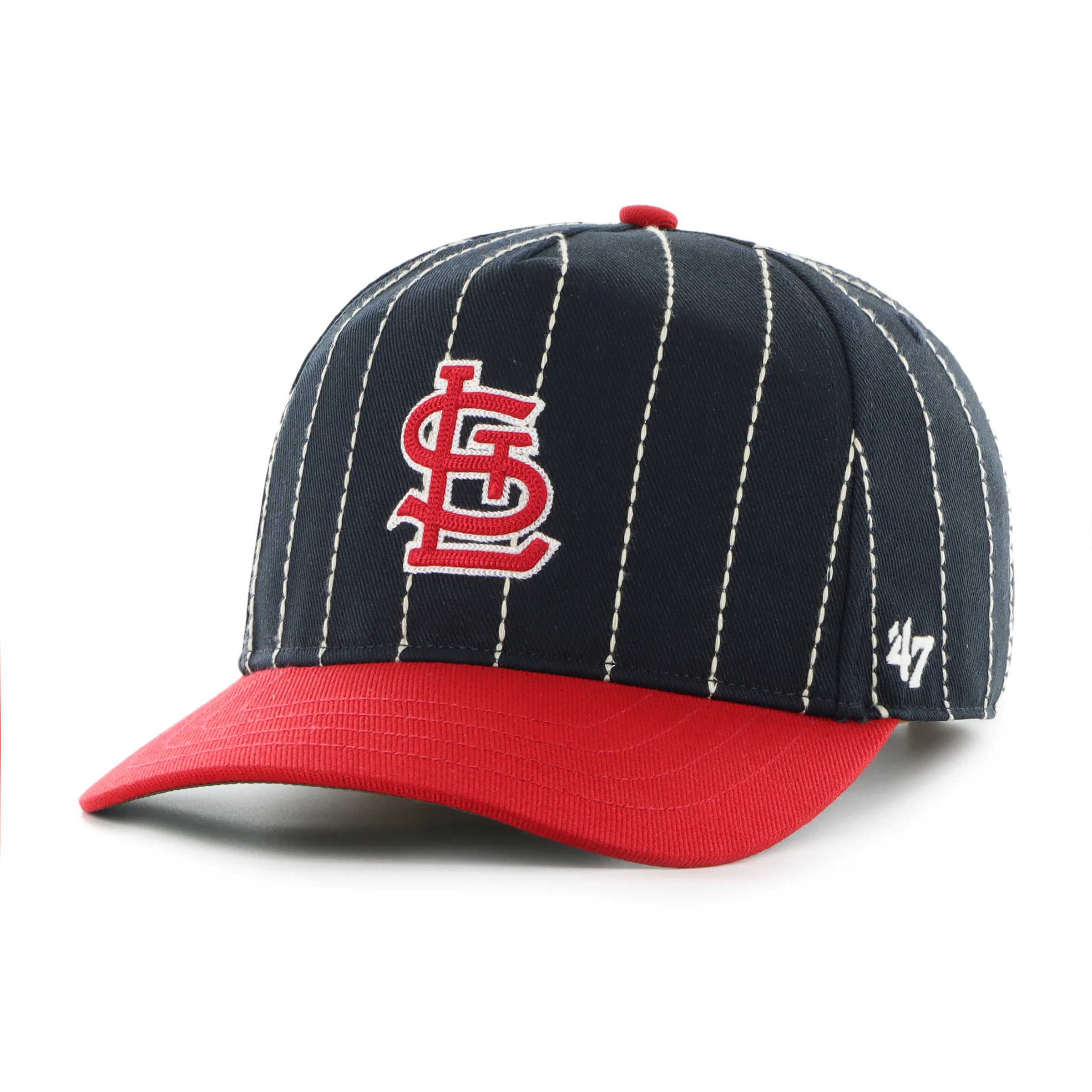 ST. LOUIS CARDINALS COOPERSTOWN RAWLINGS PINSTRIPE '47 HITCH - Image 5