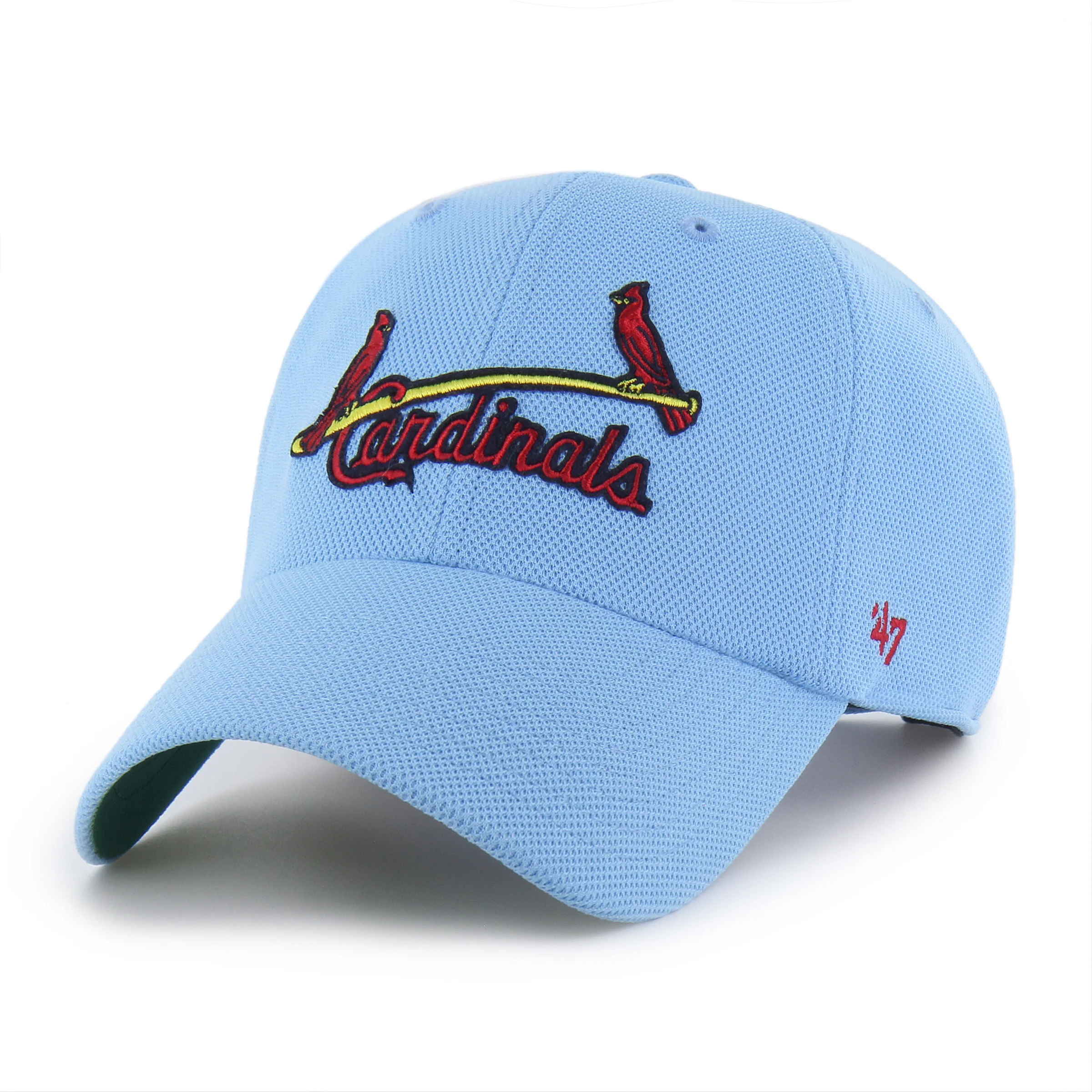 ST. LOUIS CARDINALS COOPERSTOWN GRANDSTAND PIQUE SCRIPT '47 CLEAN UP