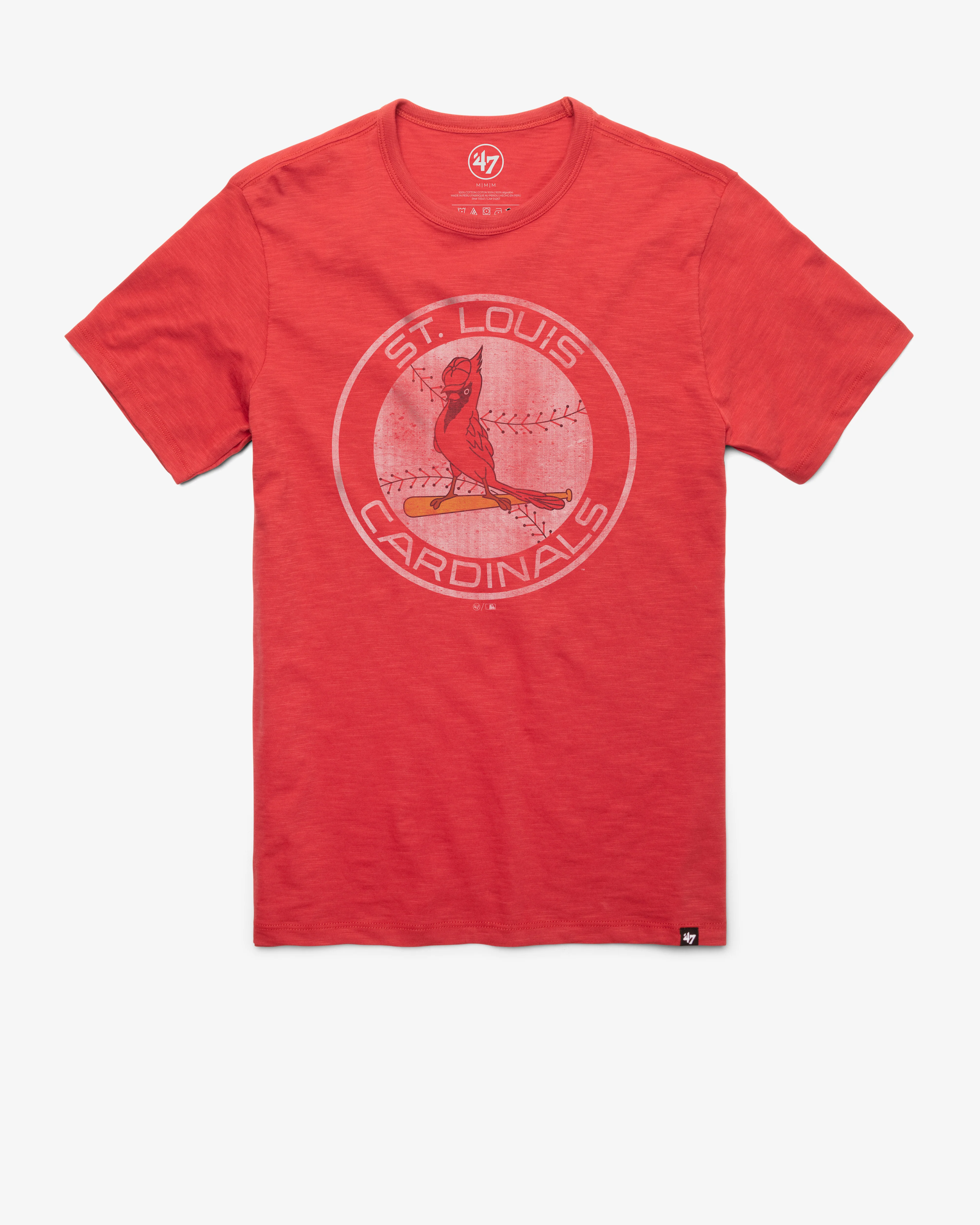 ST. LOUIS CARDINALS COOPERSTOWN GRIT VINTAGE '47 SCRUM TEE