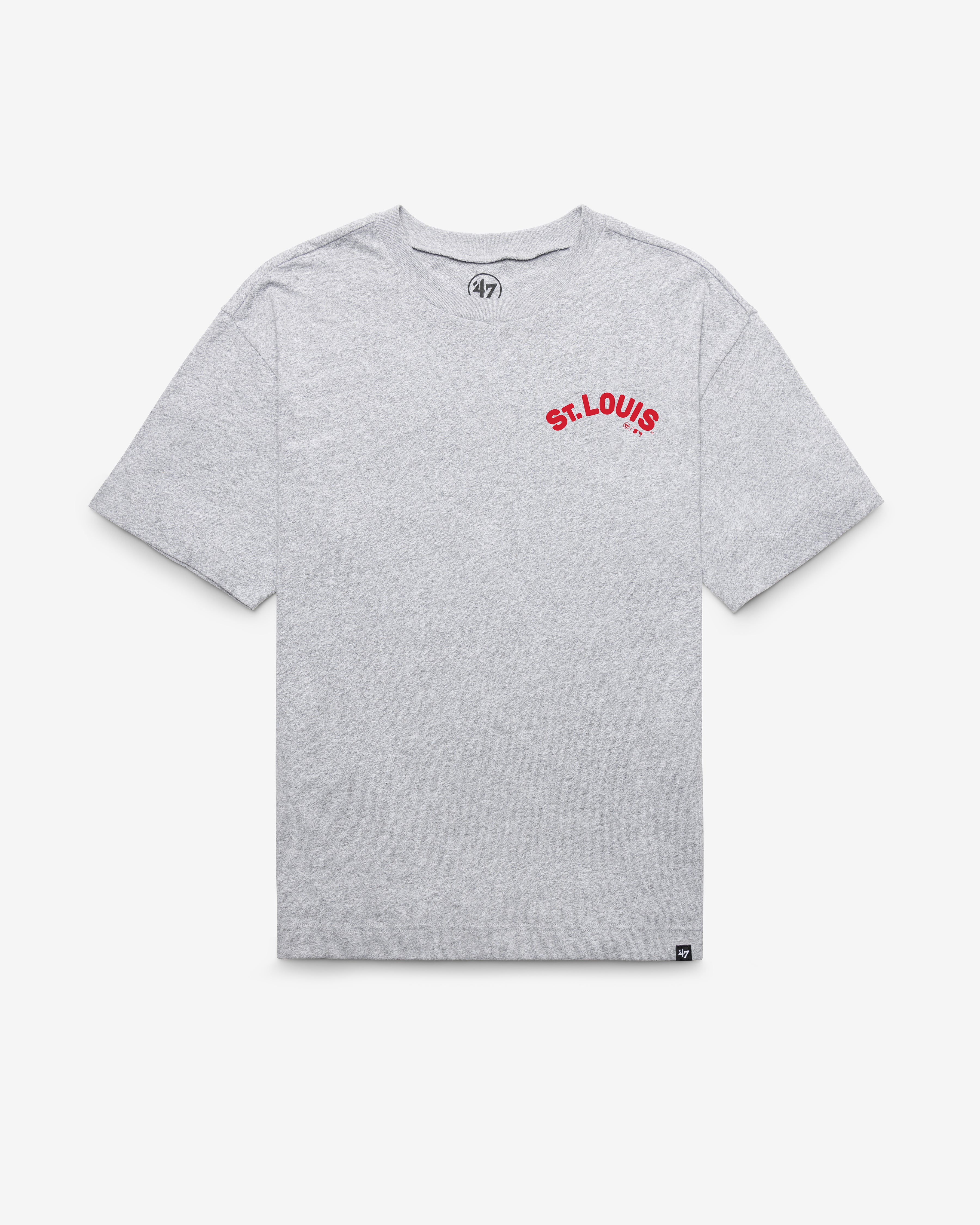ST. LOUIS CARDINALS COOPERSTOWN HISTORY LOCK '47 FOUNDATION TEE - Image 2