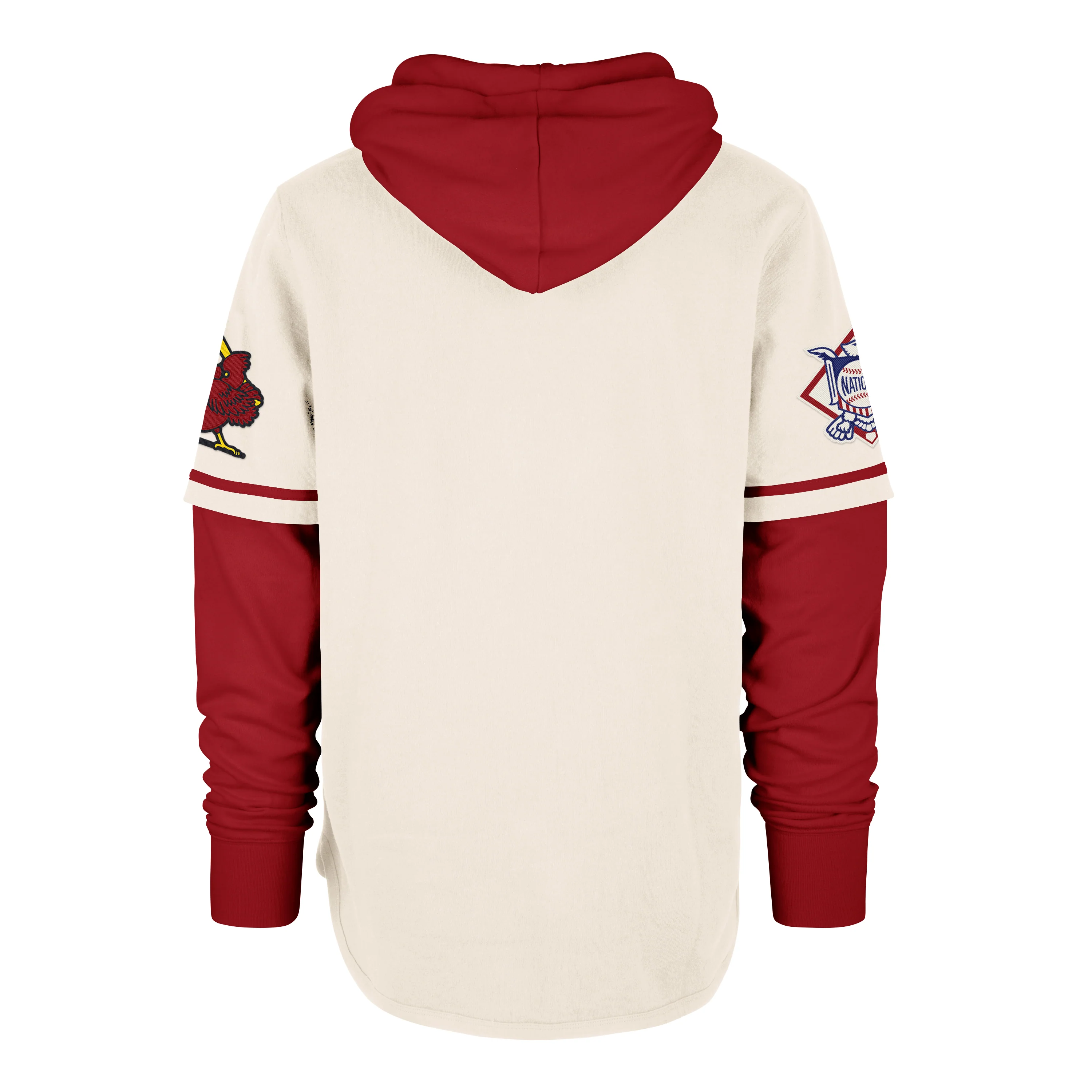ST. LOUIS CARDINALS COOPERSTOWN TRIFECTA '47 SHORTSTOP PULLOVER HOOD - Image 2
