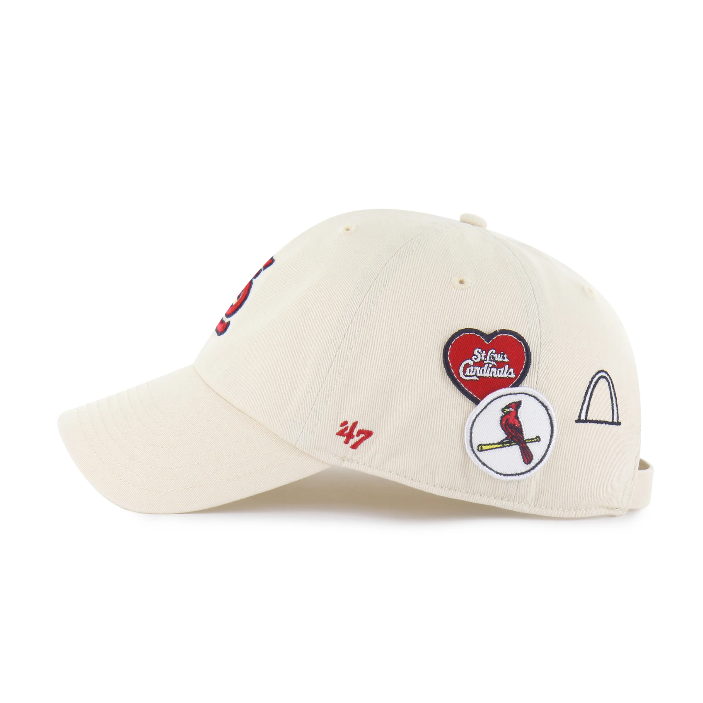 ST. LOUIS CARDINALS BADGES '47 CLEAN UP - Image 2