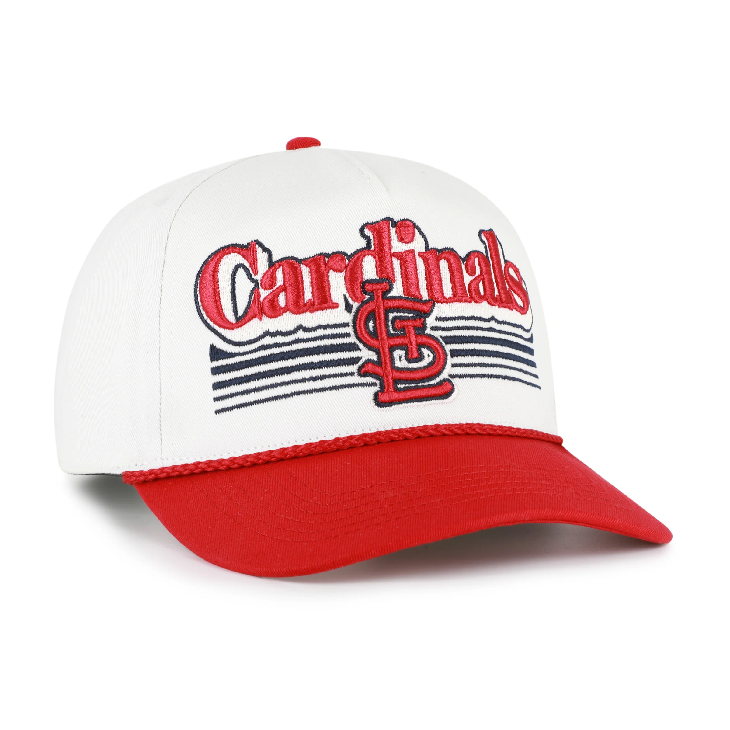 ST. LOUIS CARDINALS SCRIPT FADE TWO TONE ROPE '47 HITCH - Image 3