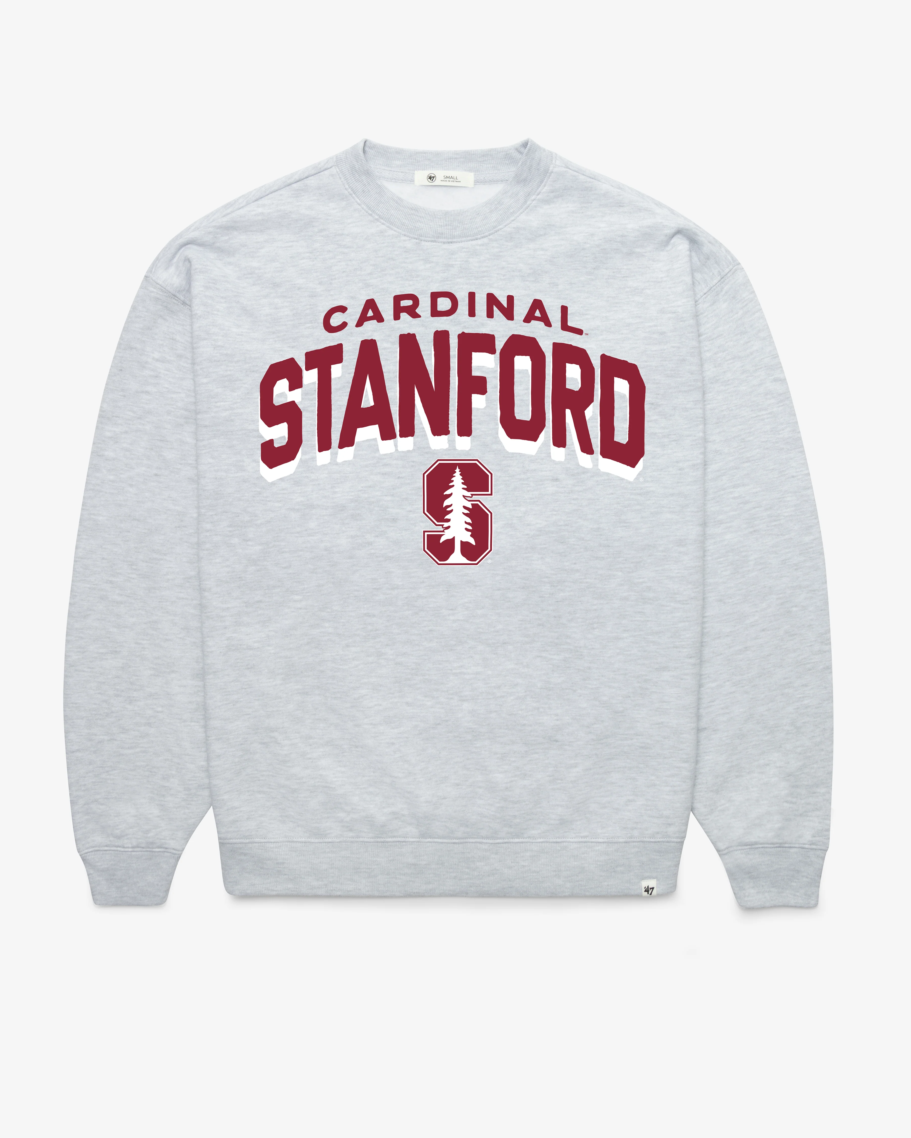 STANFORD CARDINAL CAMPUS ARCH CLOUD '47 OVERSIZED CREW WOMENS