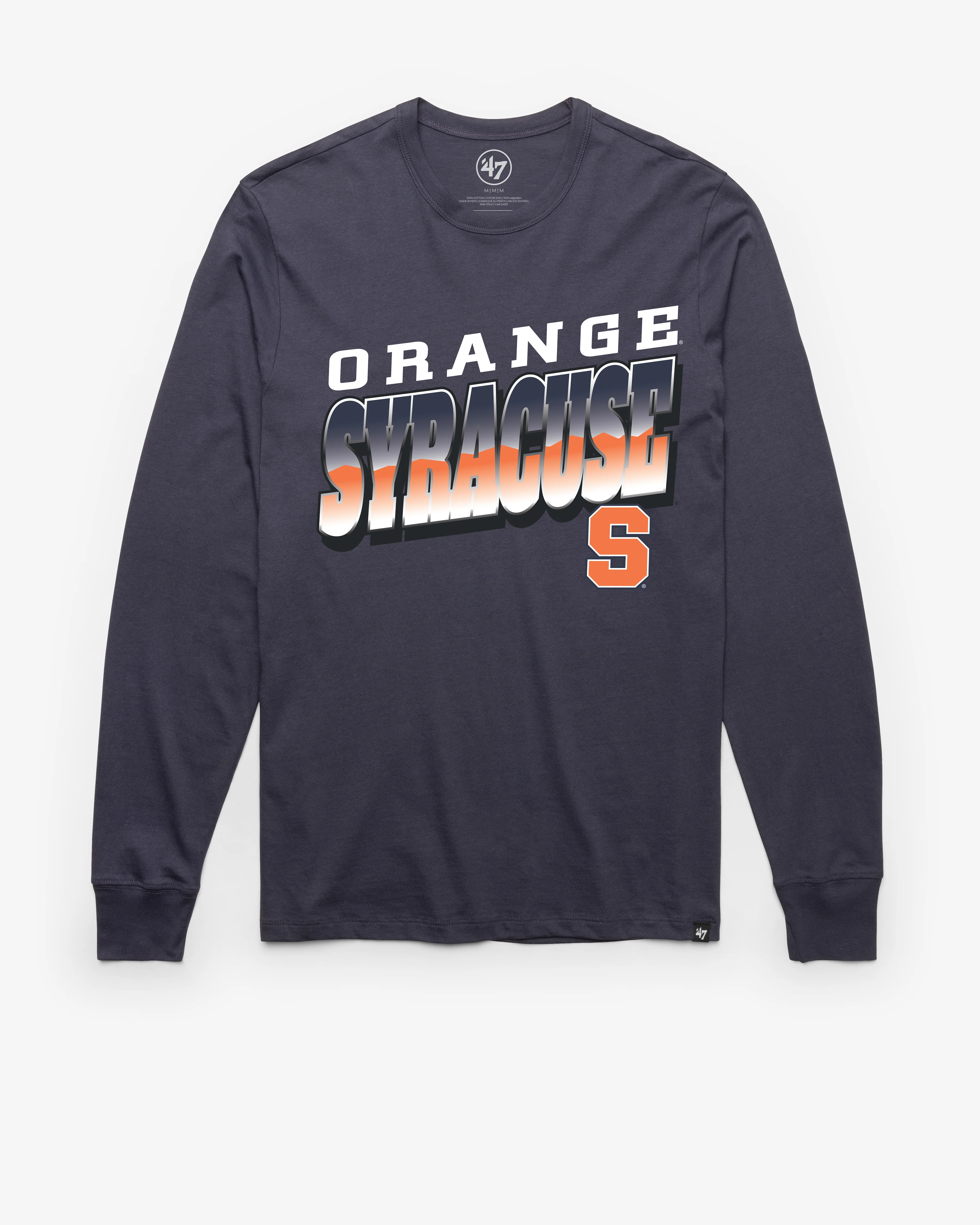 SYRACUSE ORANGE POLISHED '47 FRANKLIN LONG SLEEVE TEE