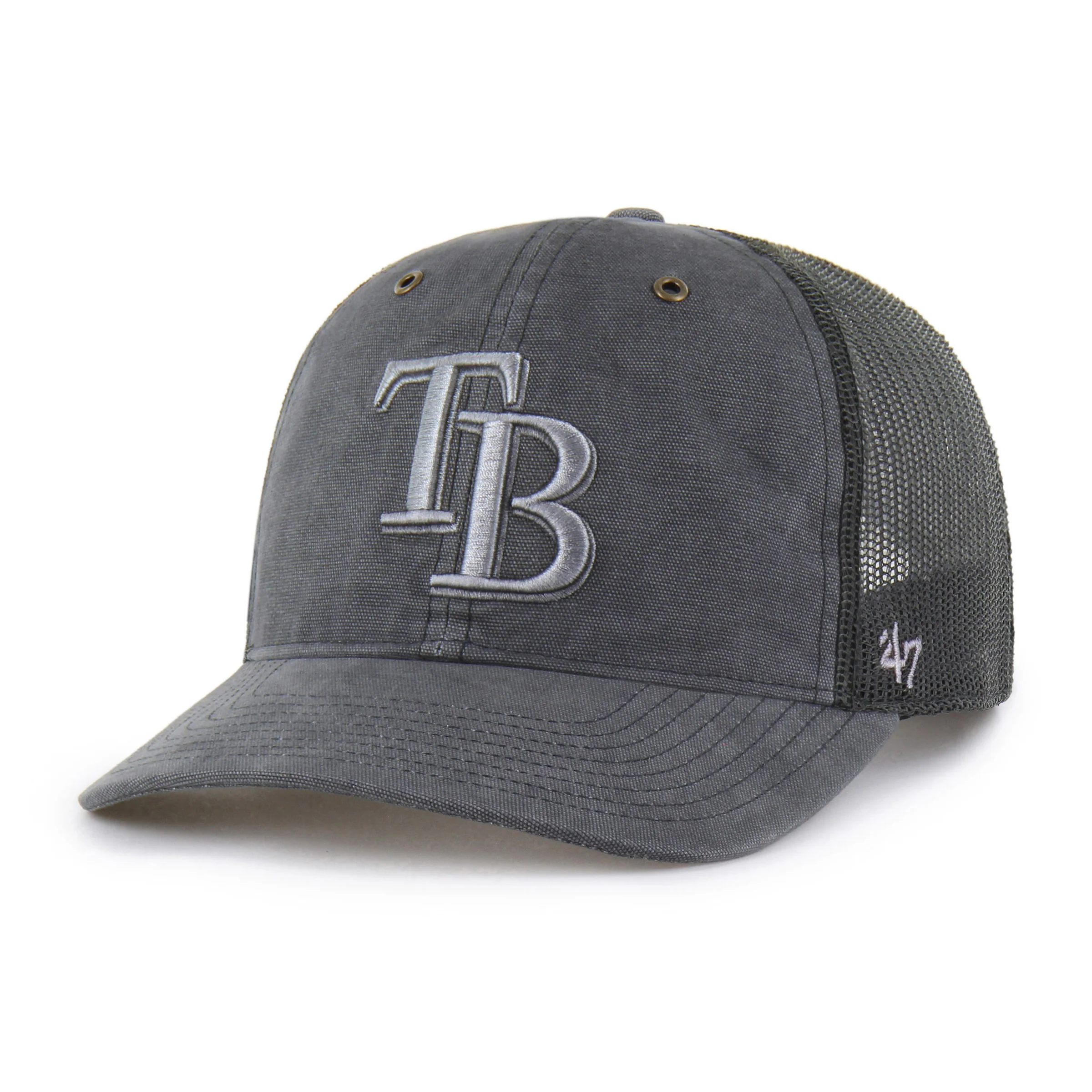 TAMPA BAY RAYS CARHARTT DYED '47 TRUCKER RF RELAXED FIT - Image 4