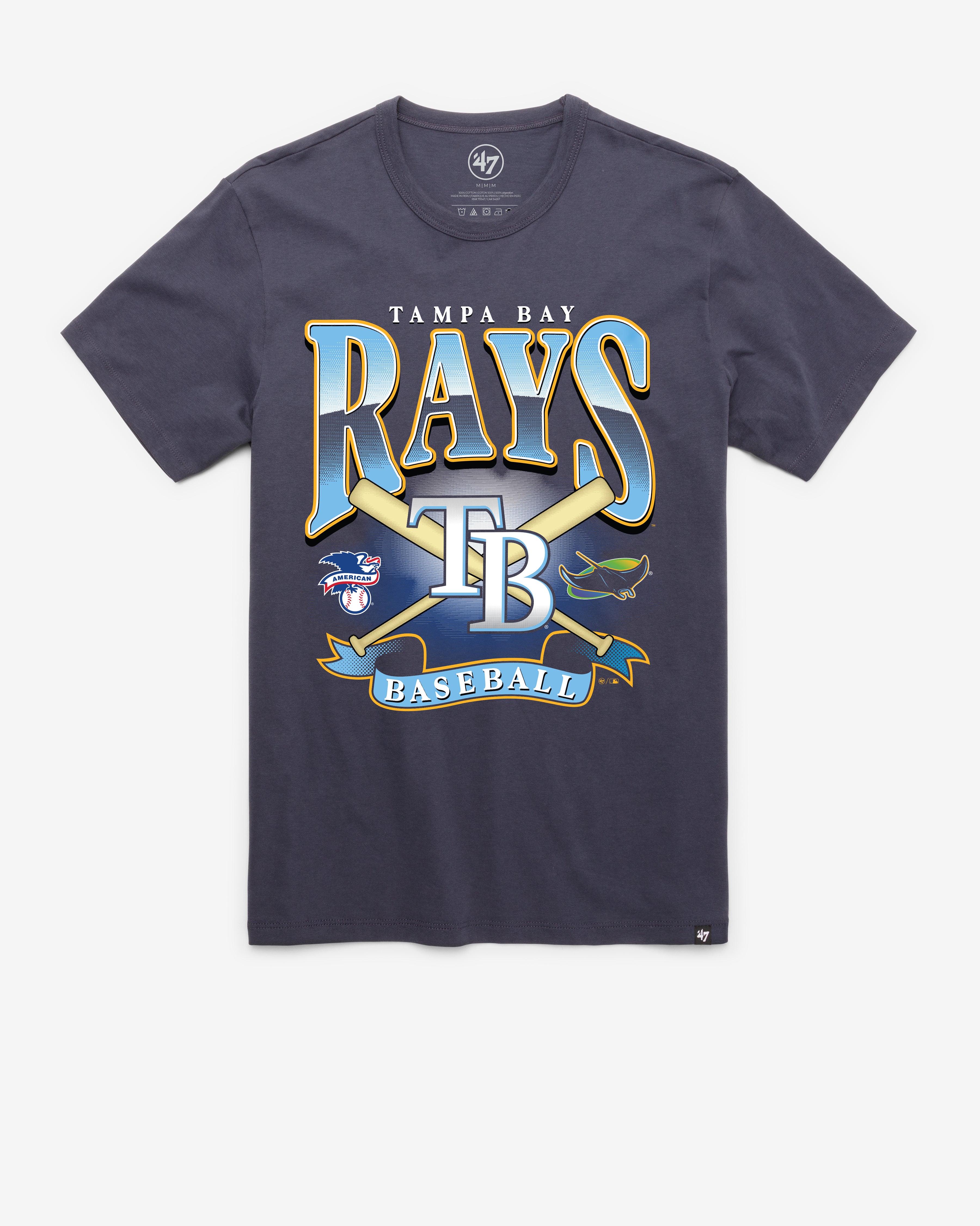 TAMPA BAY RAYS CHROMETOWN '47 FRANKLIN TEE MEN