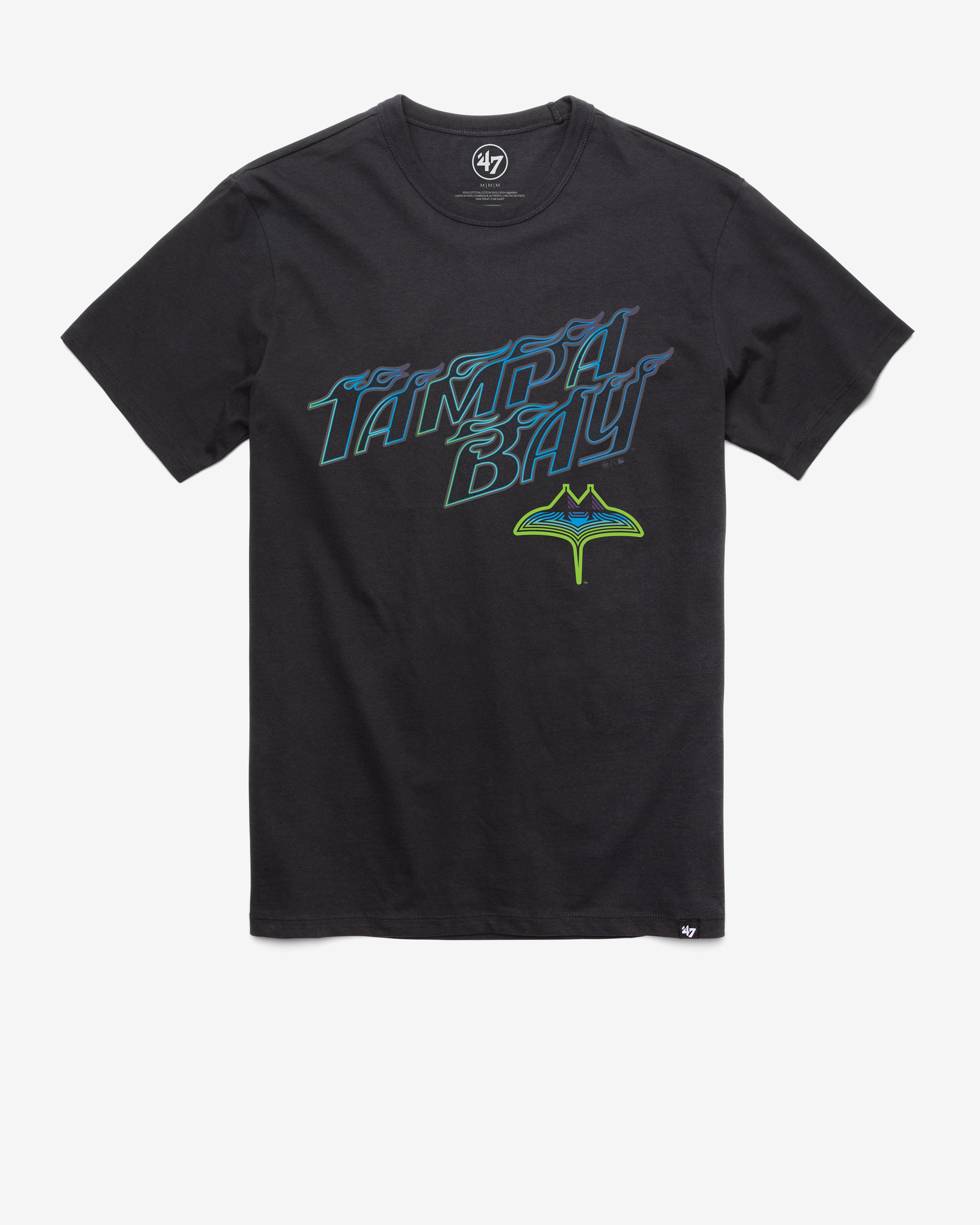 TAMPA BAY RAYS CITY CONNECT PREGAME '47 FRANKLIN TEE