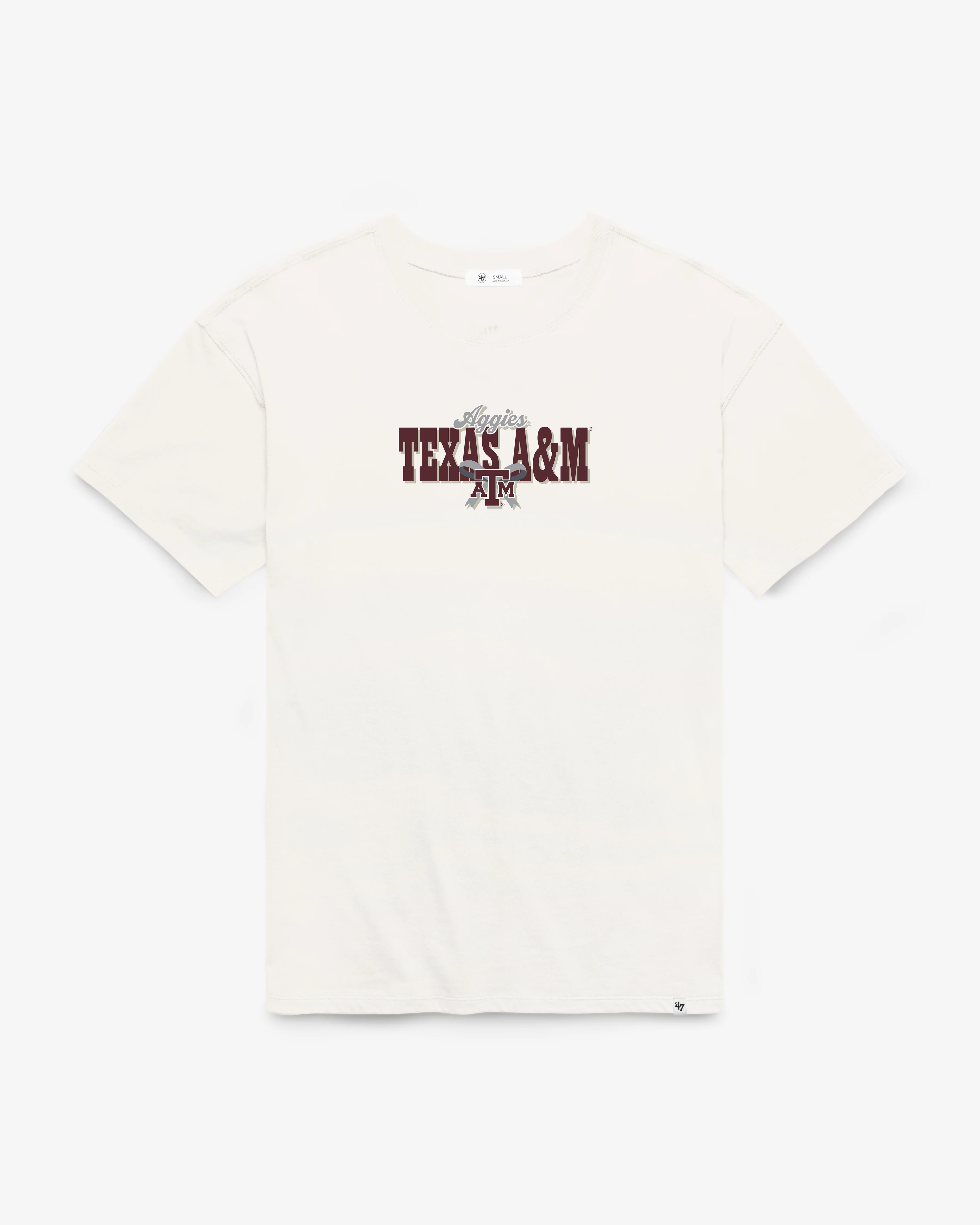 TEXAS A&M AGGIES BOW AND BANNER BACKER '47 SADIE TEE WOMENS - Image 2