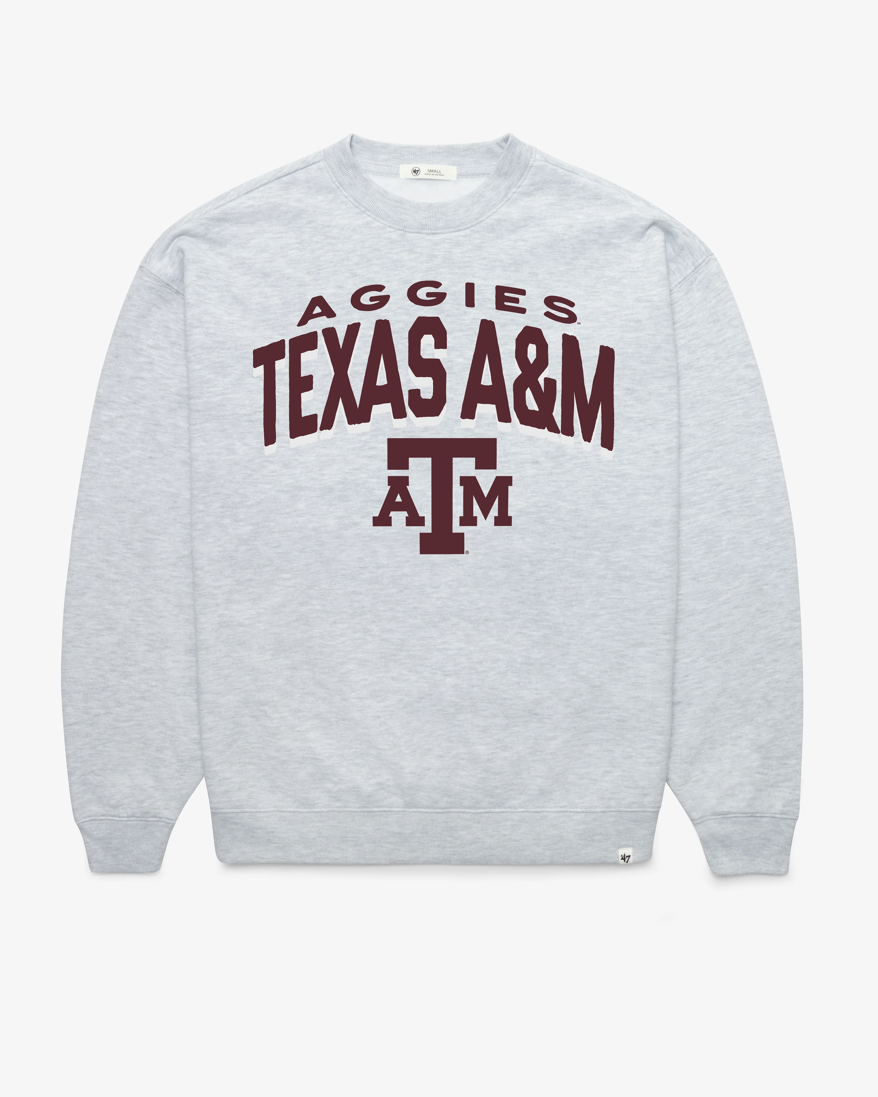 TEXAS A&M AGGIES CAMPUS ARCH CLOUD '47 OVERSIZED CREW WOMENS