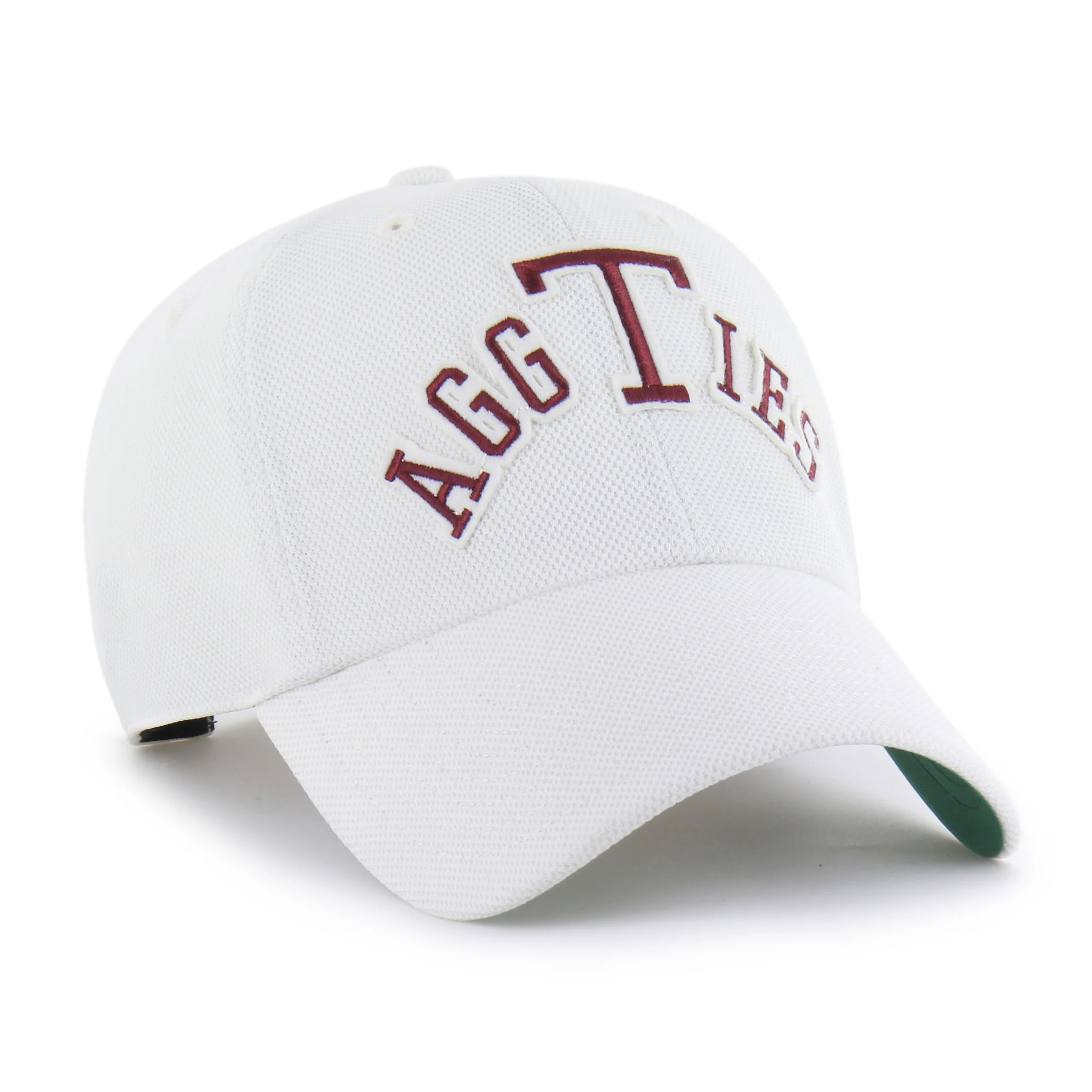 TEXAS A&M AGGIES VINTAGE GRANDSTAND PIQUE SCRIPT '47 CLEAN UP - Image 3