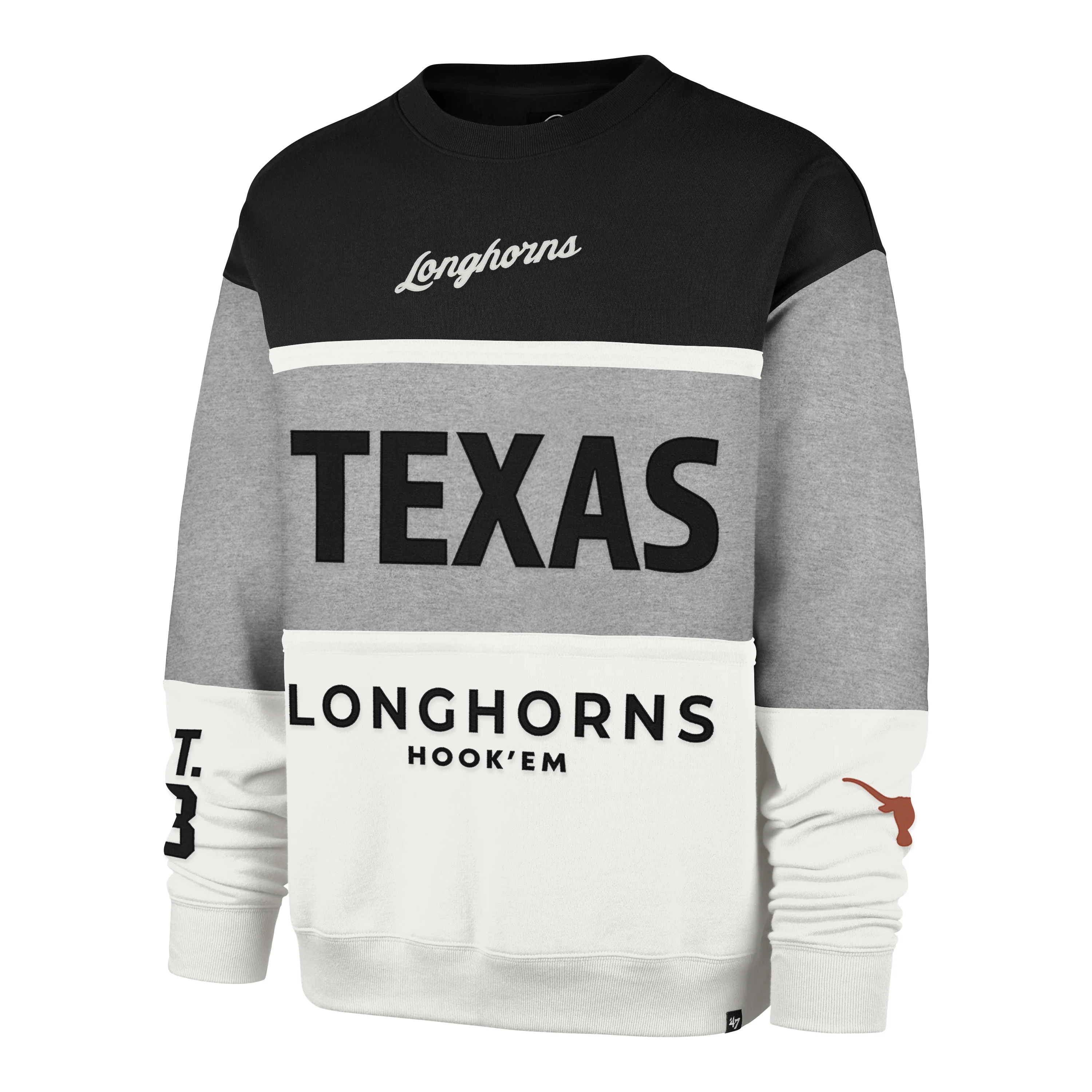 TEXAS LONGHORNS ON FIVE '47 MAXIMALIST CREW