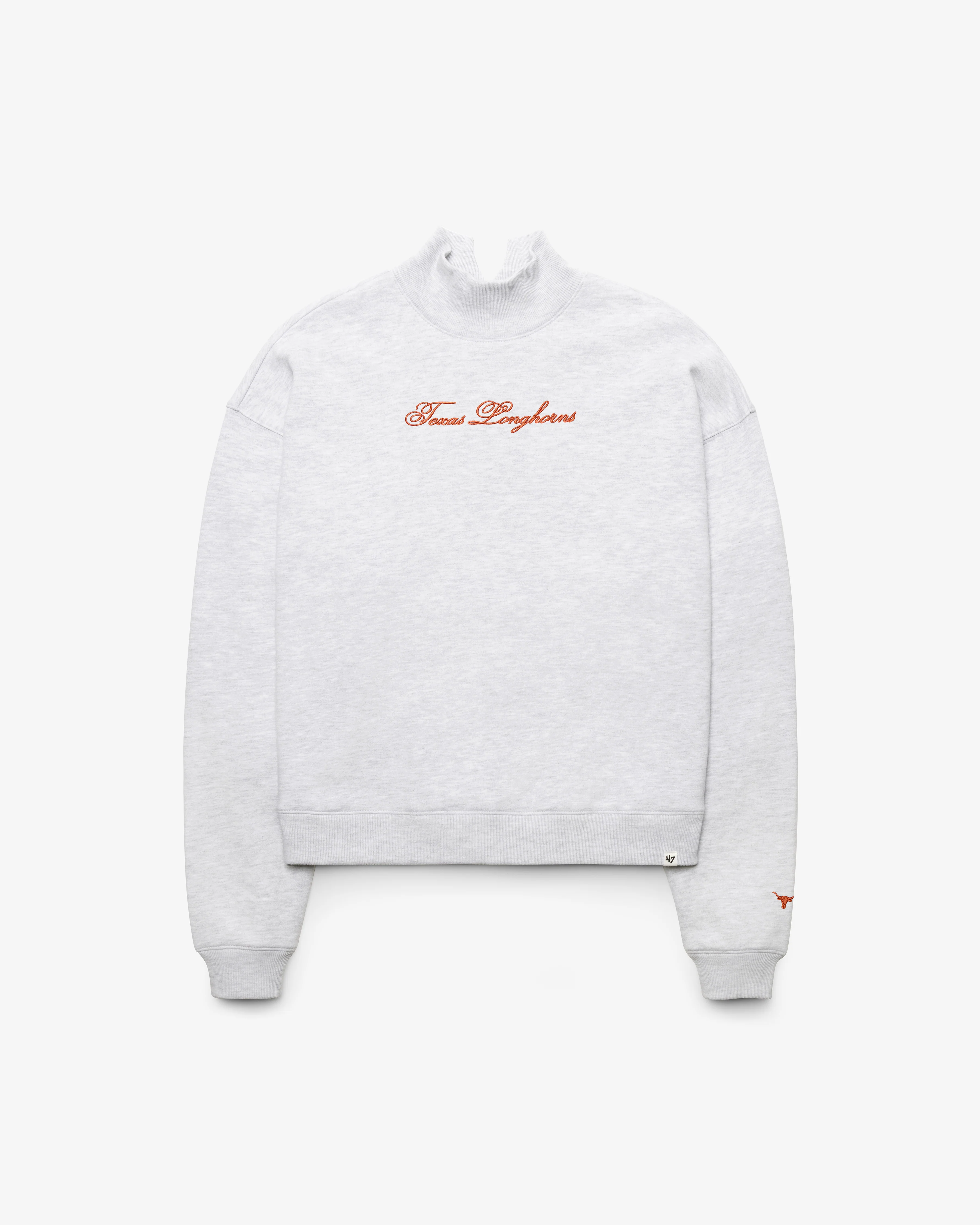 TEXAS LONGHORNS SCRIPT '47 MOCK NECK PULLOVER WOMENS