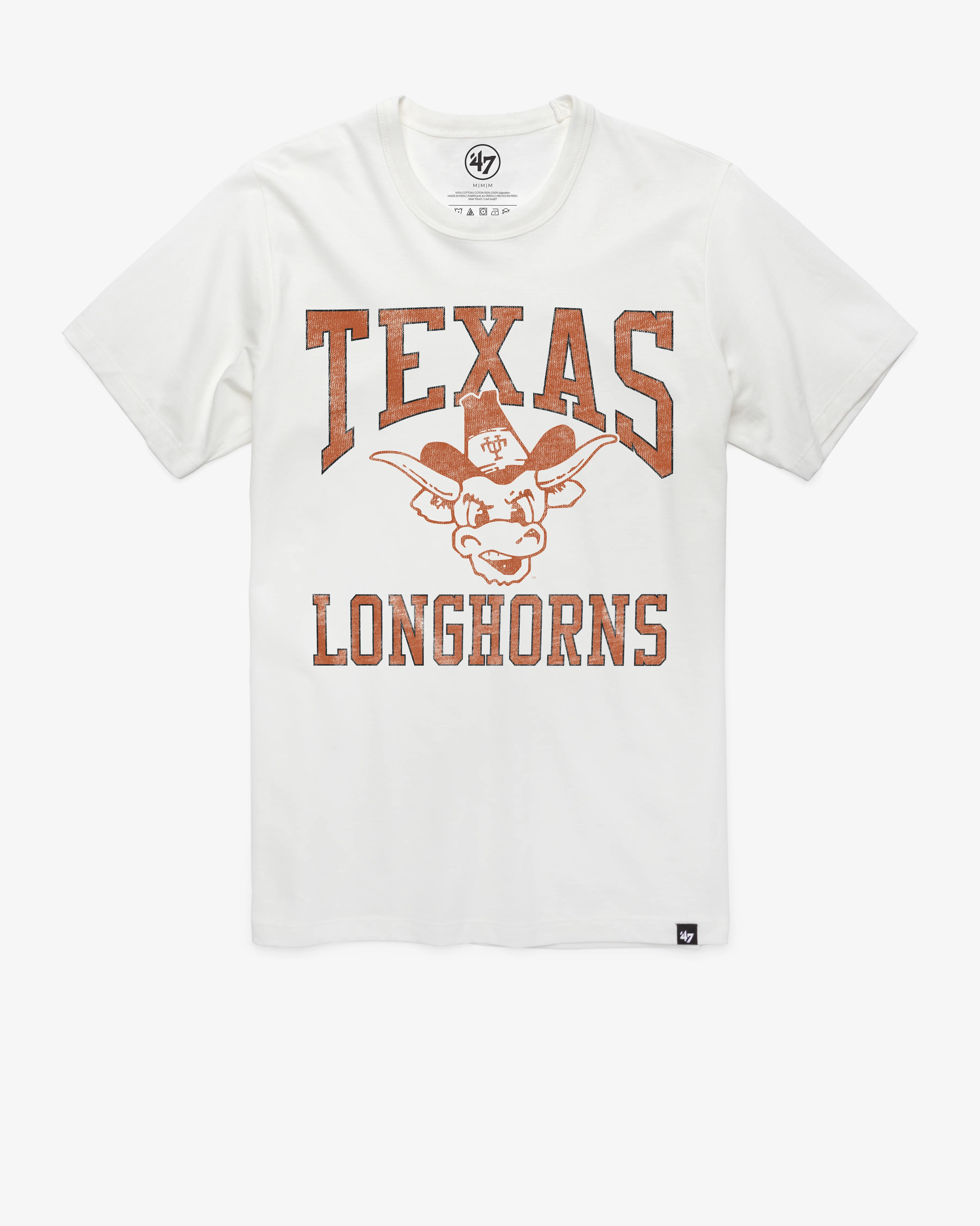 TEXAS LONGHORNS VINTAGE BIG UPS '47 FRANKLIN TEE