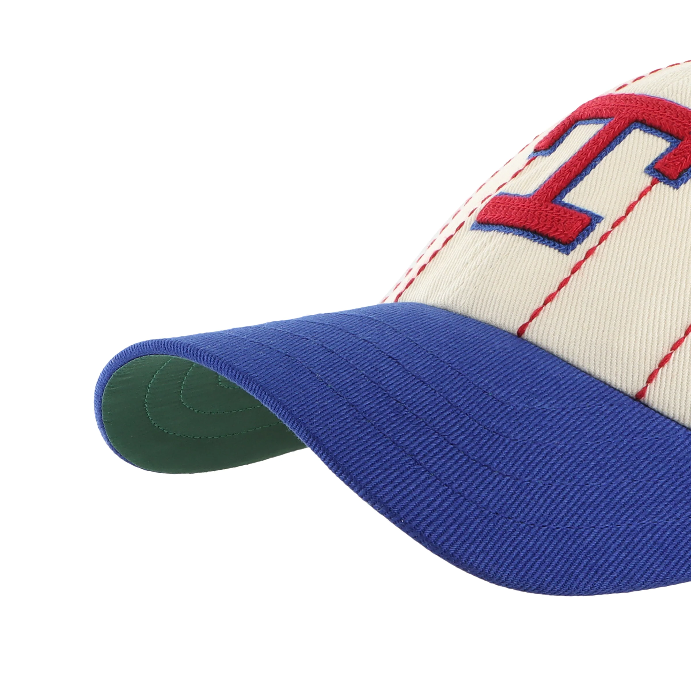 TEXAS RANGERS COOPERSTOWN RAWLINGS PINSTRIPE '47 CLEAN UP - Image 3