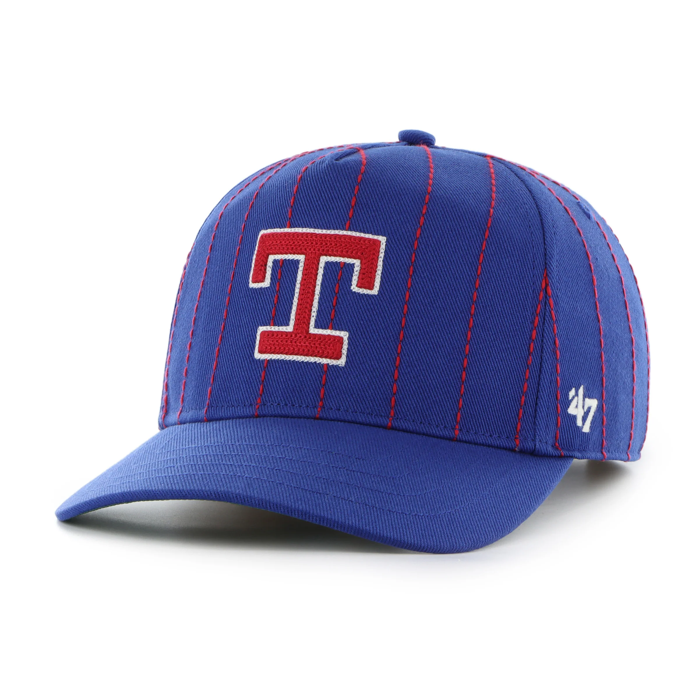 TEXAS RANGERS COOPERSTOWN RAWLINGS PINSTRIPE '47 HITCH - Image 5