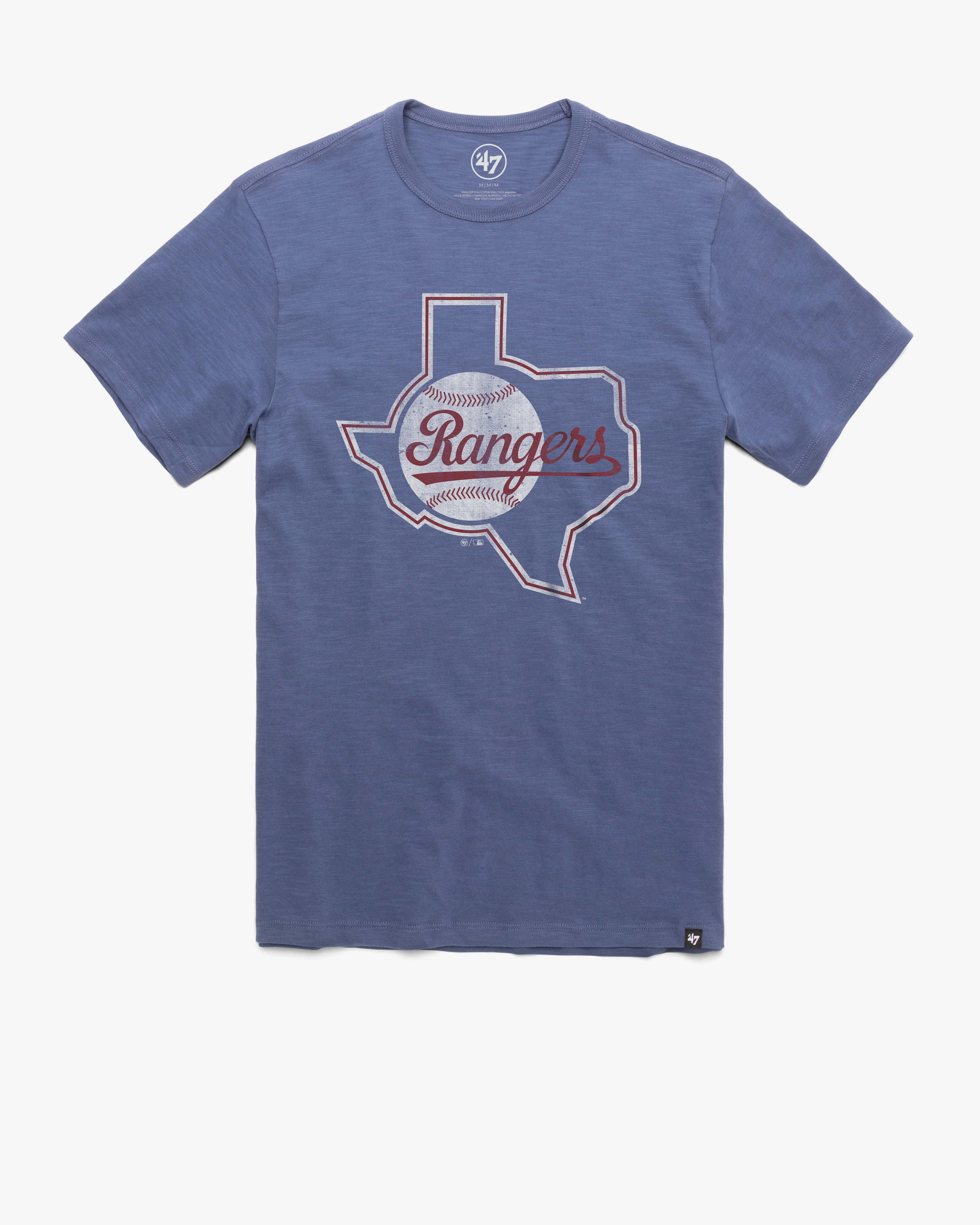 TEXAS RANGERS COOPERSTOWN GRIT '47 SCRUM TEE