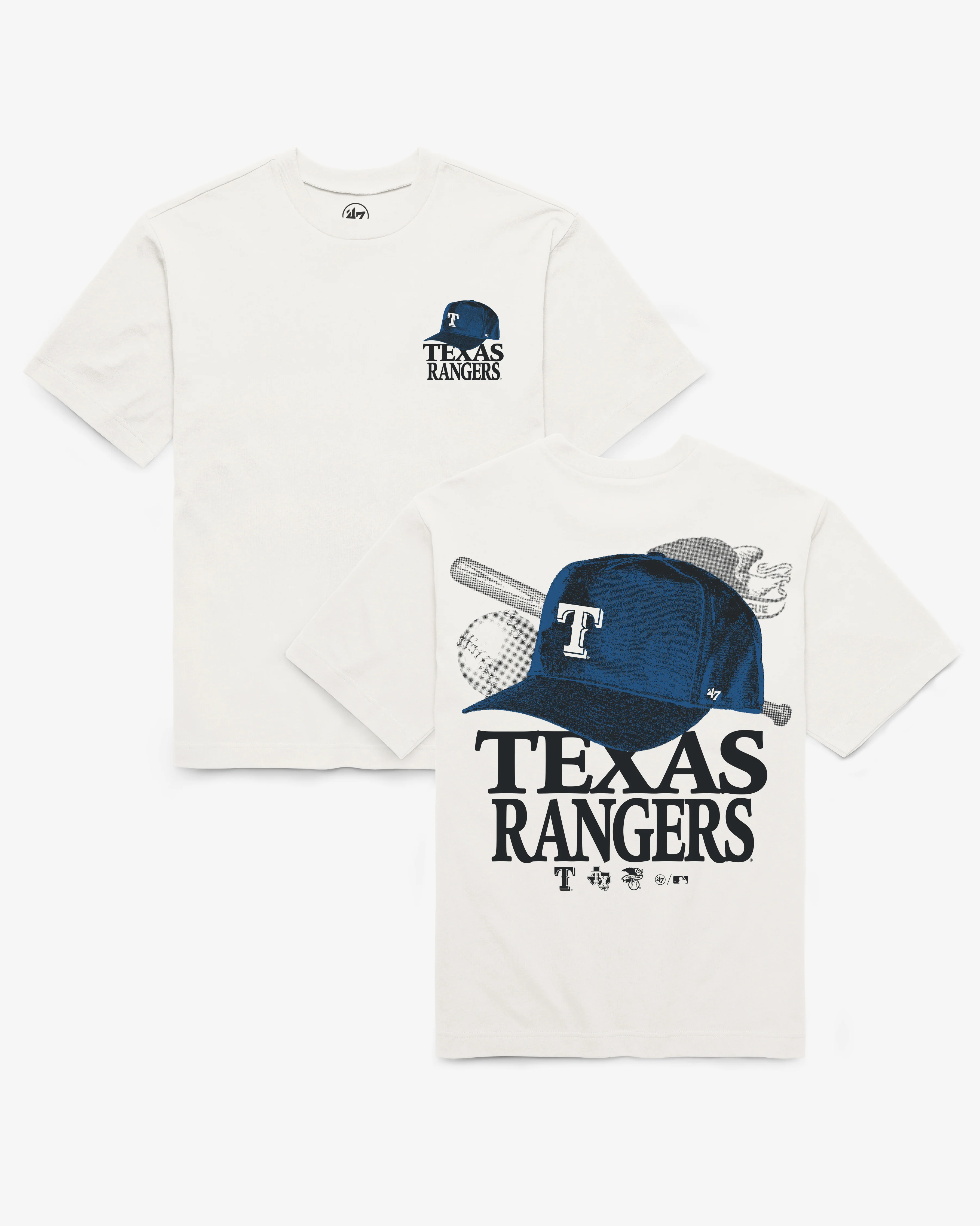 TEXAS RANGERS IN THE PAPER '47 FOUNDATION TEE