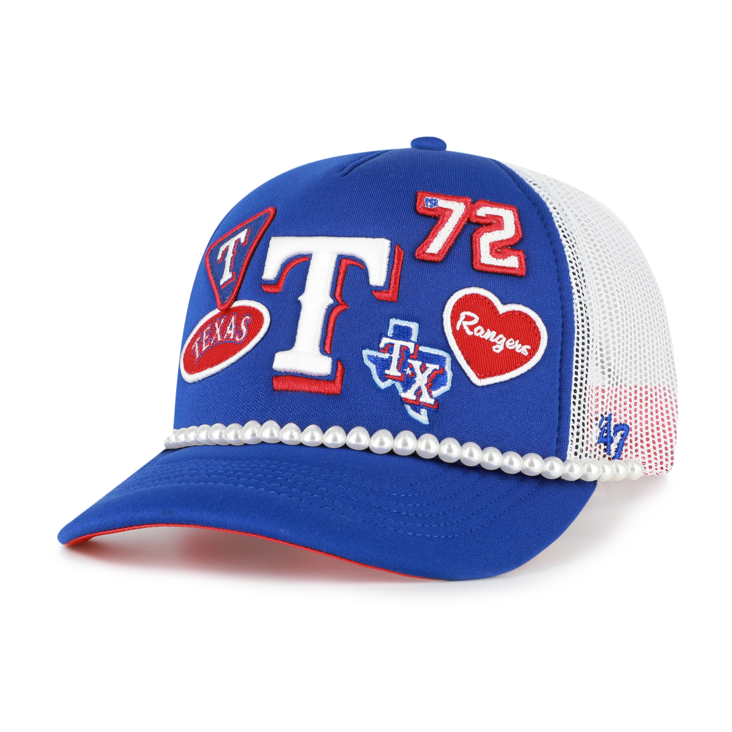 TEXAS RANGERS RALLY ON '47 HITCH FM FOAM FRONT