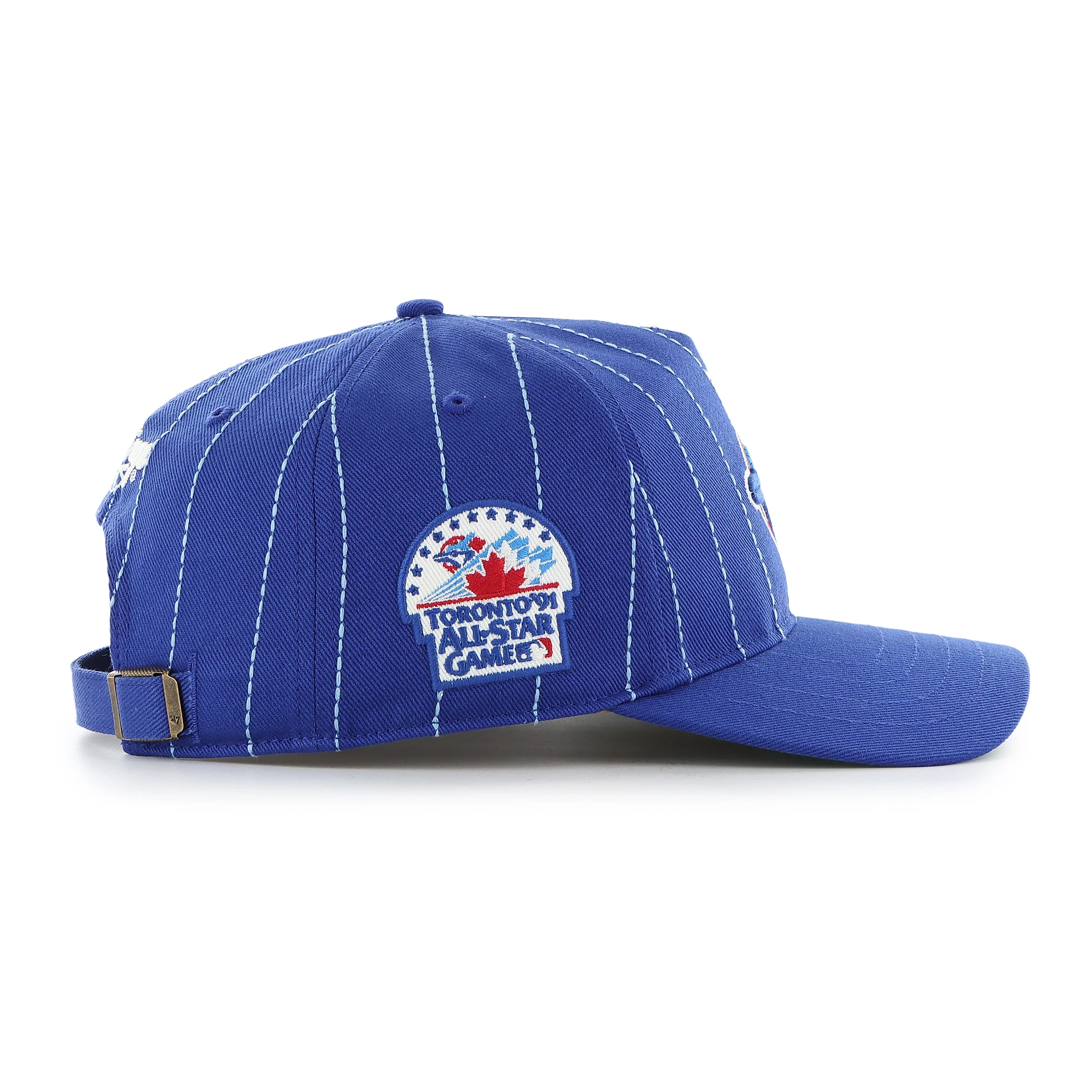 TORONTO BLUE JAYS COOPERSTOWN RAWLINGS PINSTRIPE '47 HITCH - Image 2