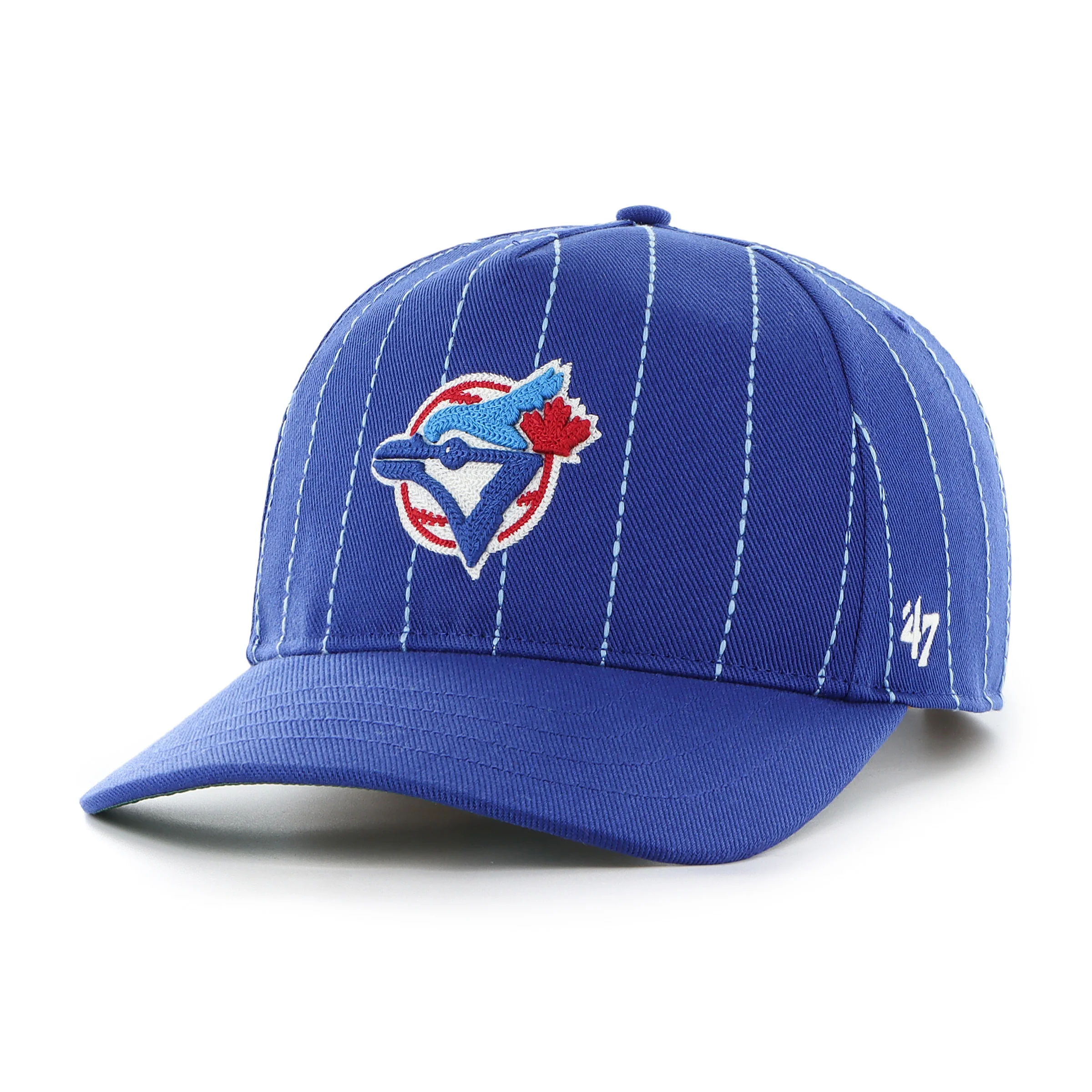 TORONTO BLUE JAYS COOPERSTOWN RAWLINGS PINSTRIPE '47 HITCH - Image 5