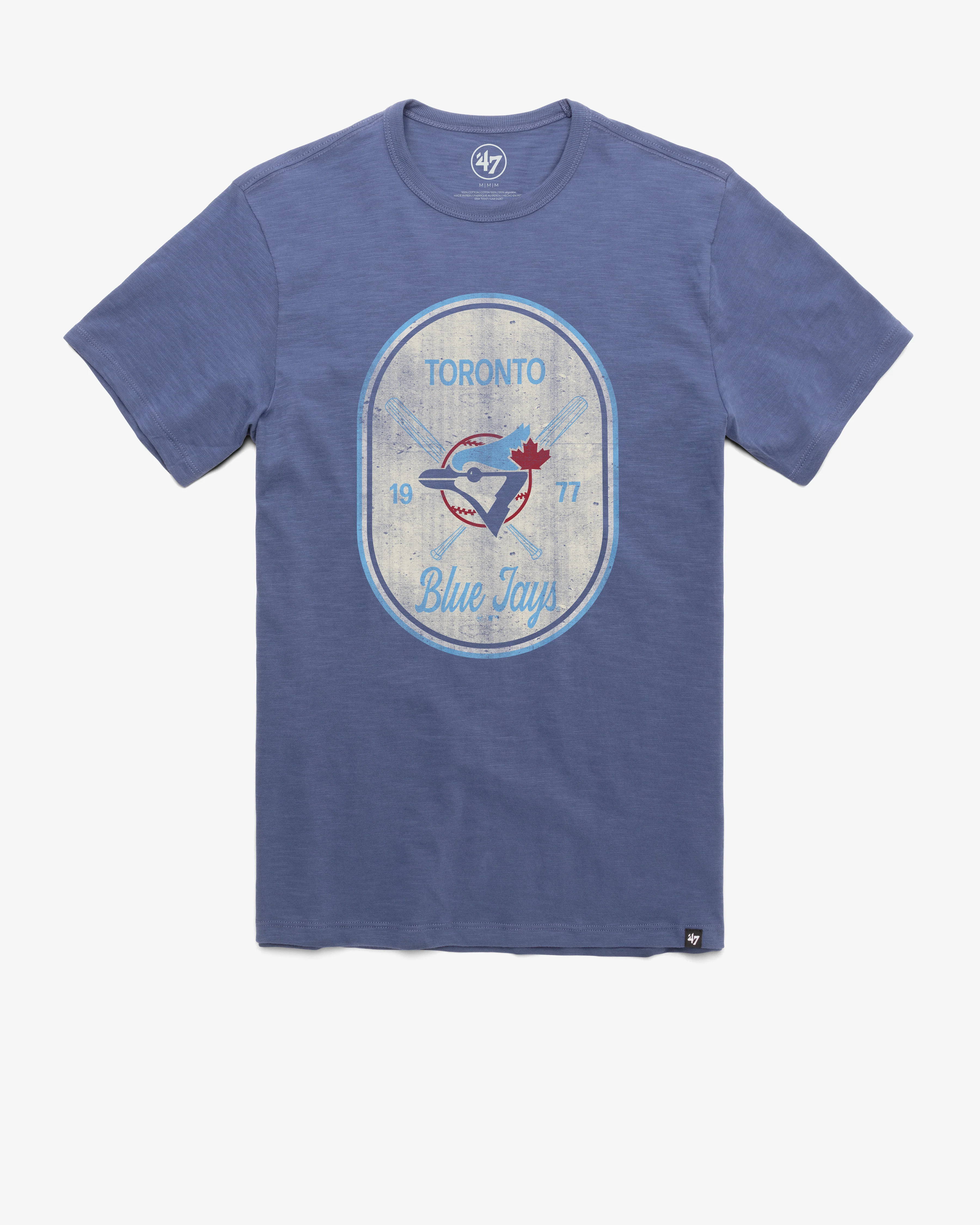TORONTO BLUE JAYS COOPERSTOWN CROSS PATCH '47 SCRUM TEE