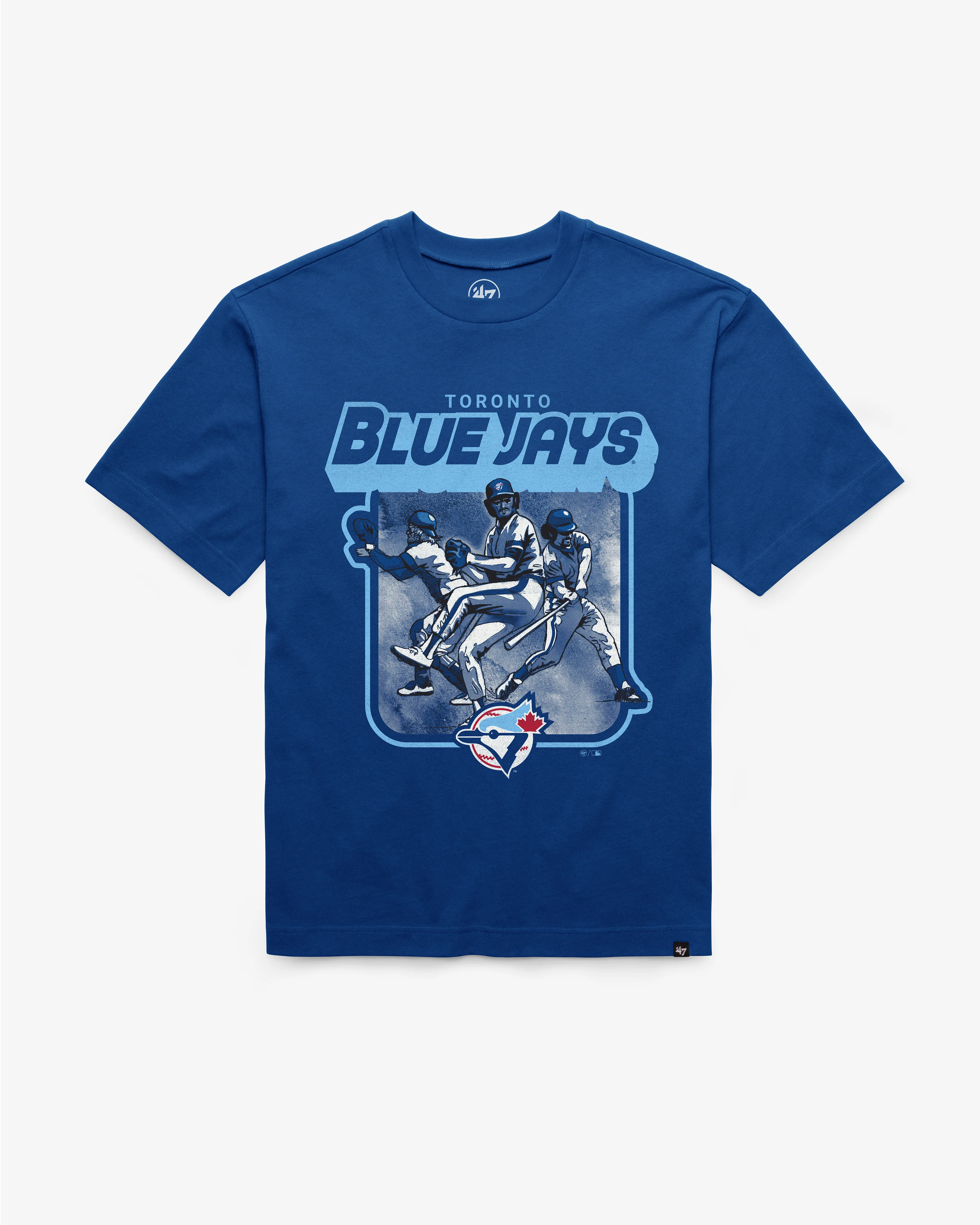 TORONTO BLUE JAYS COOPERSTOWN INFIELD FLY '47 FOUNDATION TEE