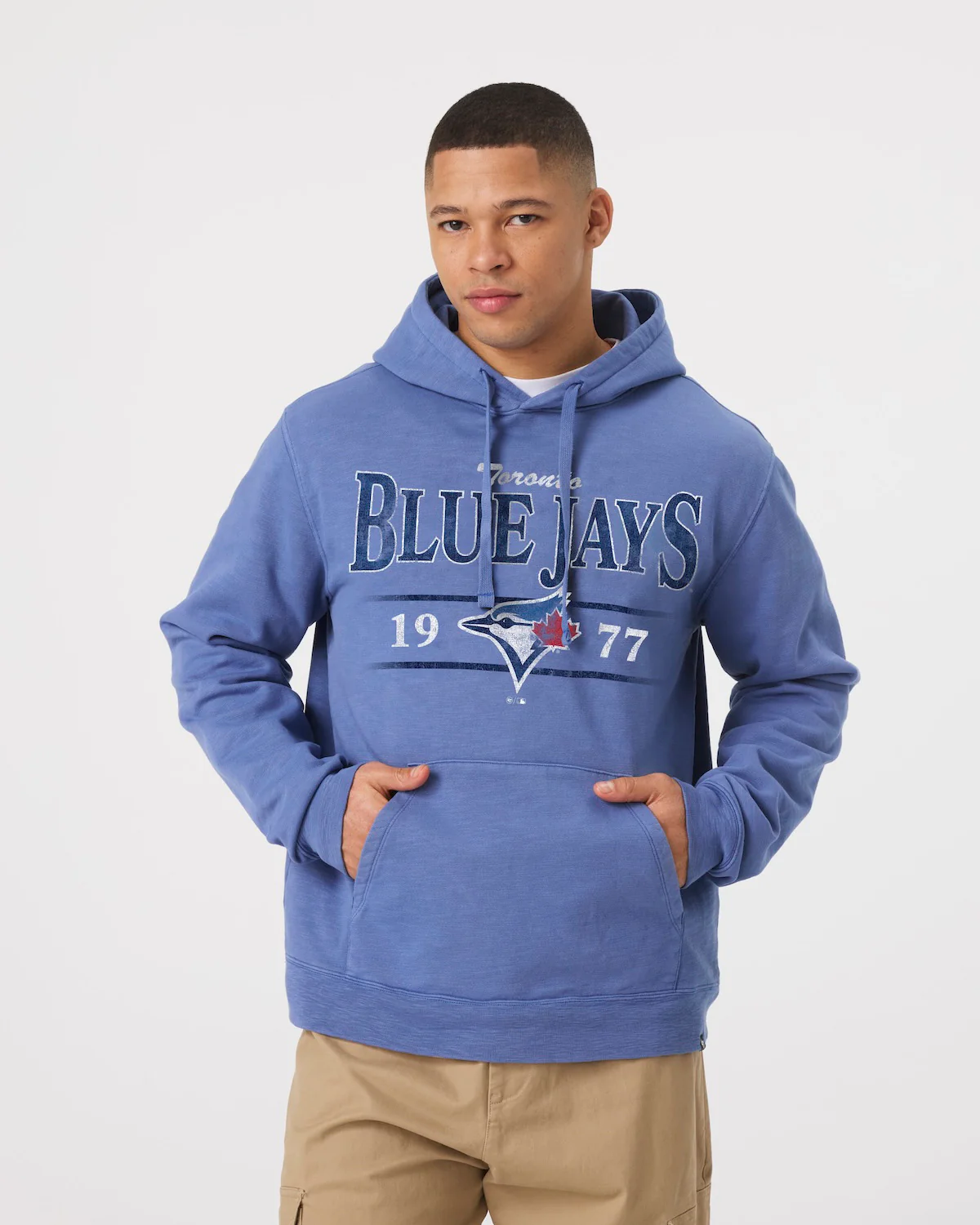 TORONTO BLUE JAYS RECLAIMED '47 SLUB FRENCH TERRY HOOD