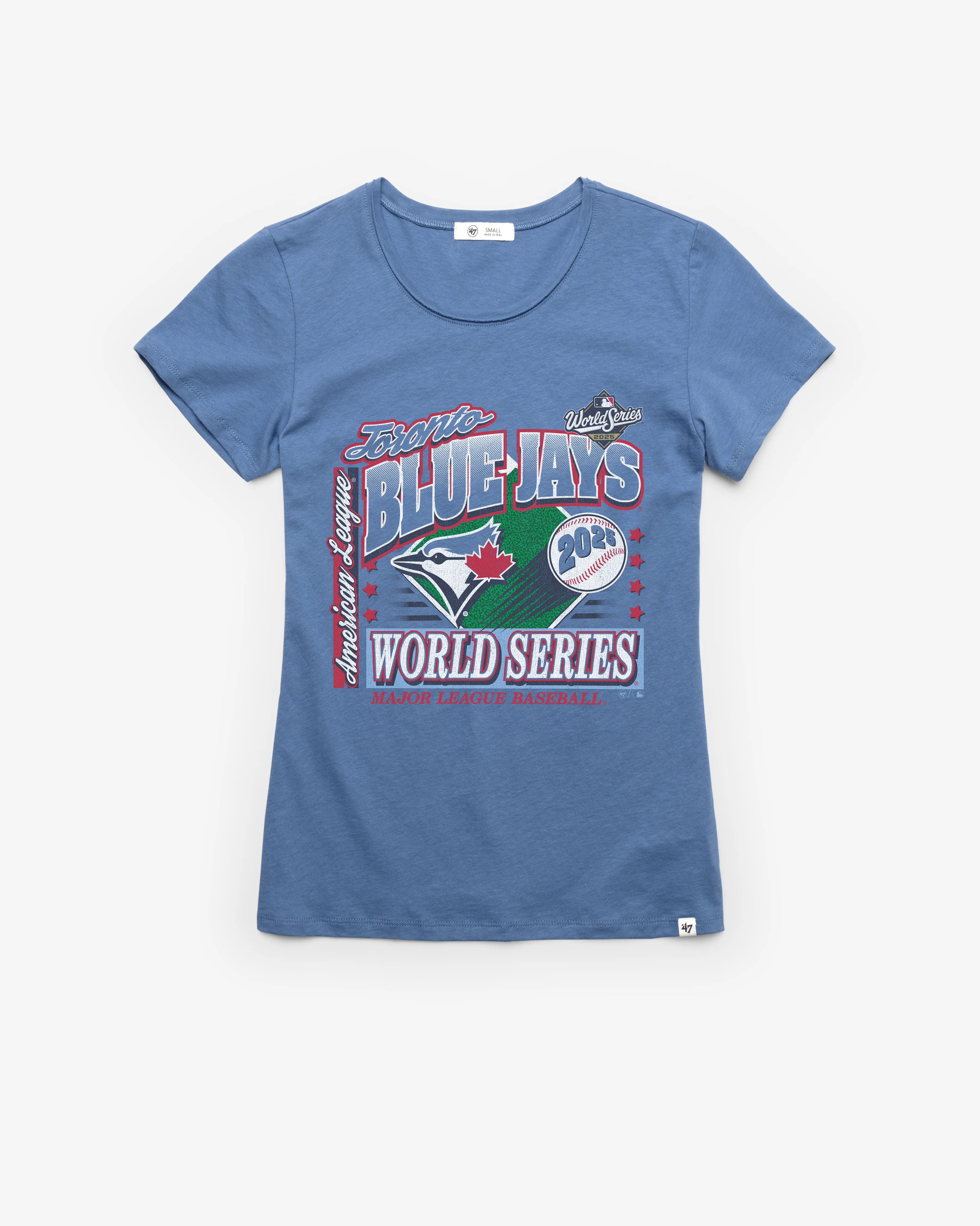 TORONTO BLUE JAYS 2025 WORLD SERIES '47 FRANKIE TEE WOMENS