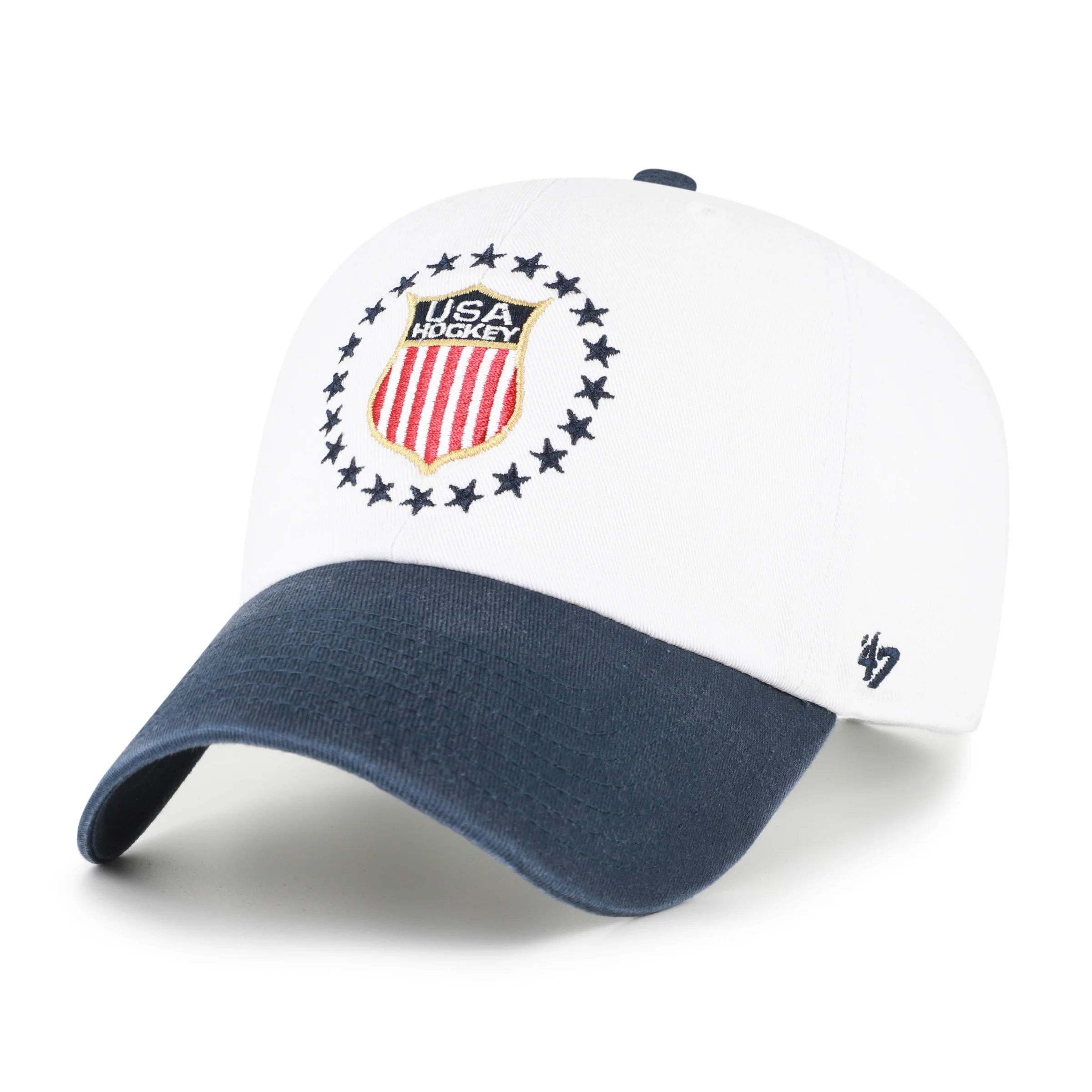 USA HOCKEY SPANGLED CIRCLE '47 CLEAN UP
