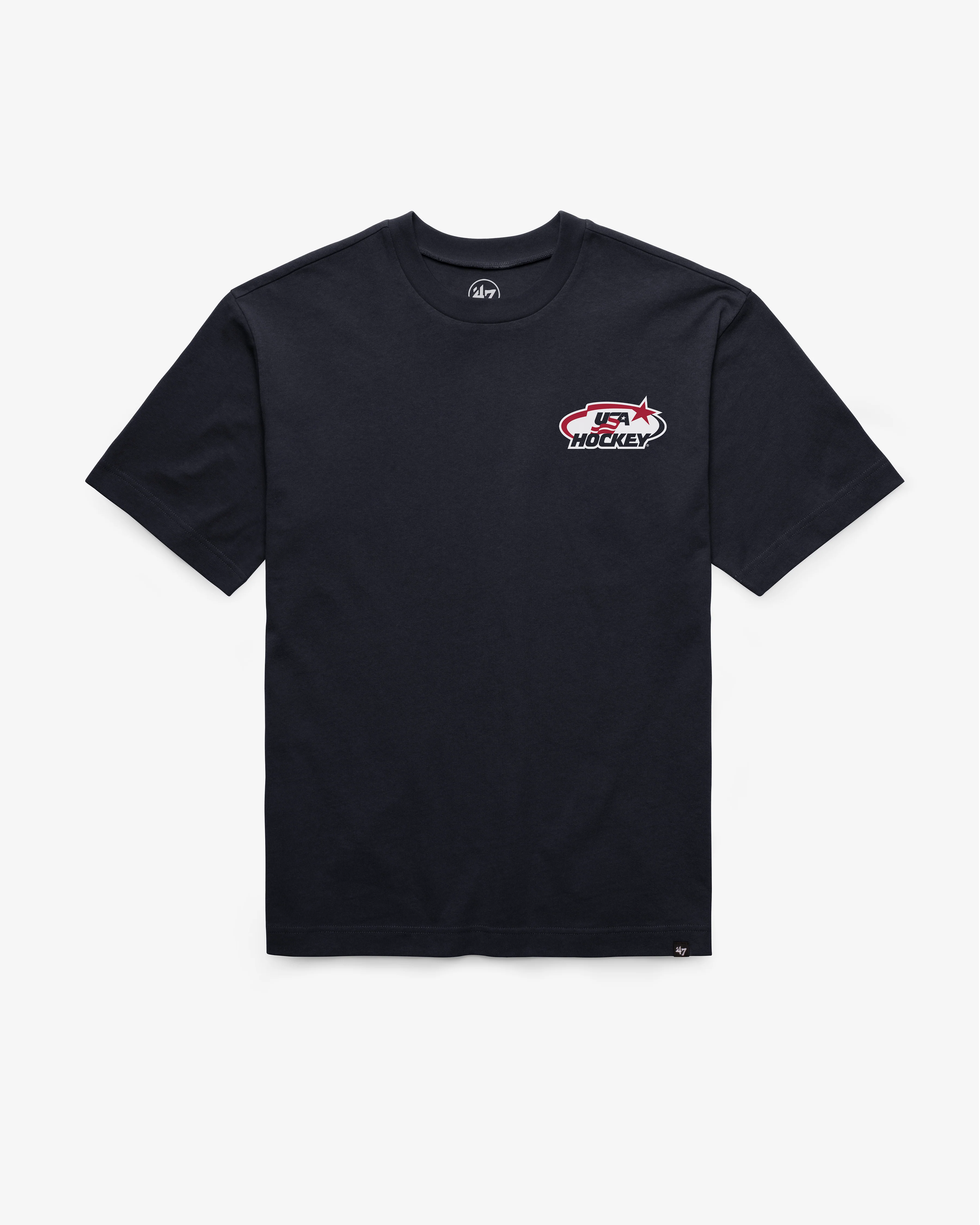 USA HOCKEY VINTAGE HISTORY LOCK '47 FOUNDATION TEE - Image 2