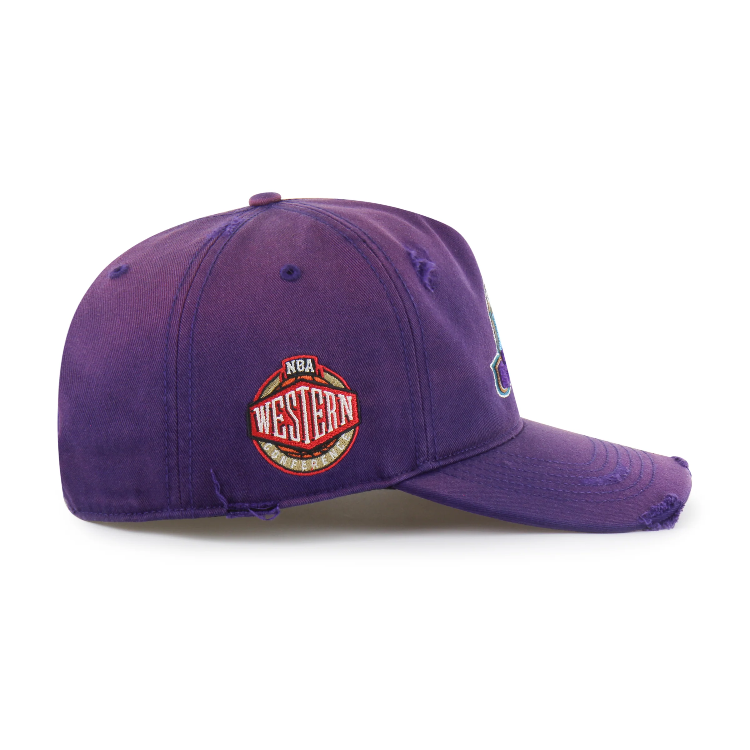 UTAH JAZZ HARDWOOD CLASSICS WORN '47 HITCH LC LOW CROWN - Image 2