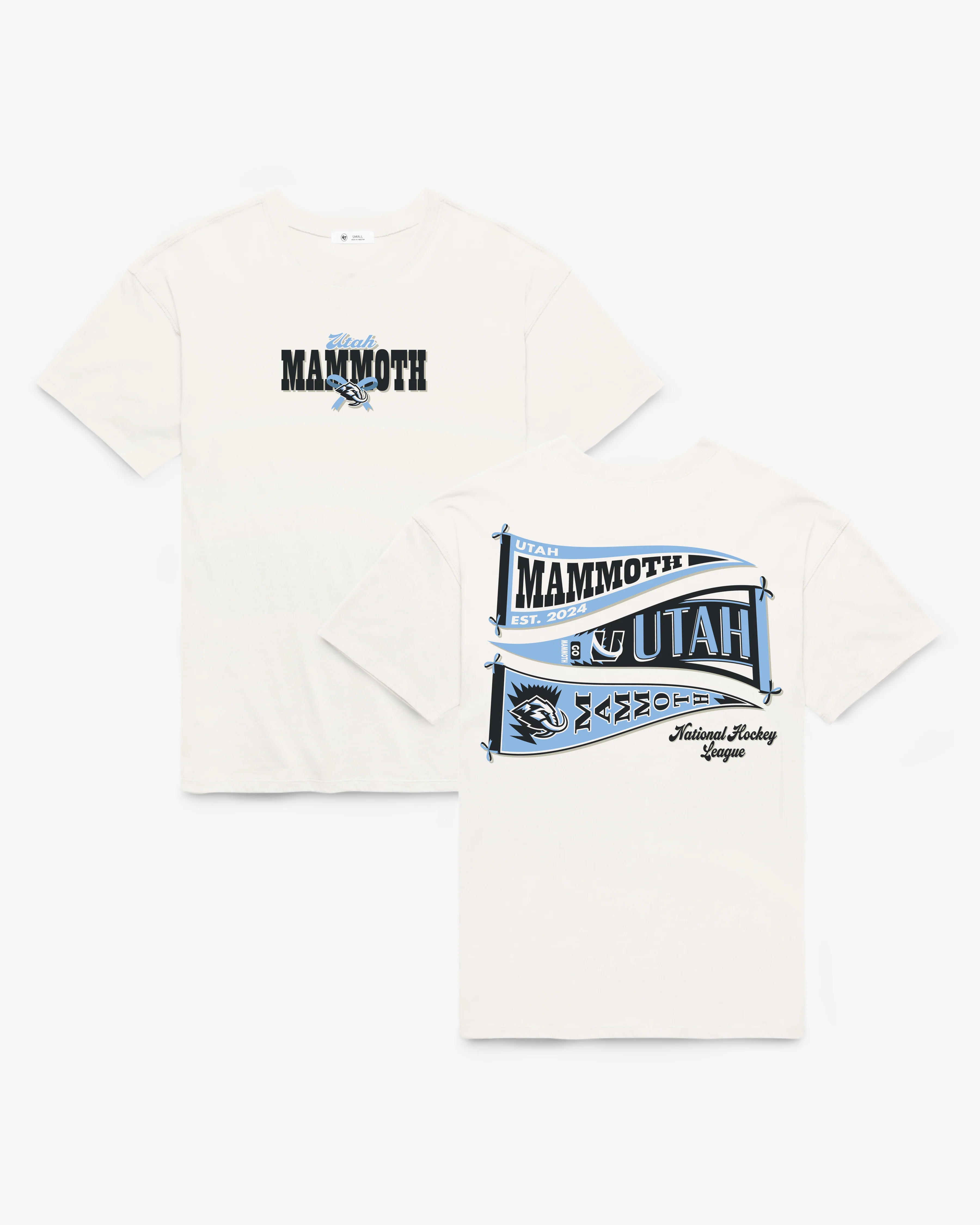 UTAH MAMMOTH BOW AND BANNER BACKER '47 SADIE TEE WOMENS