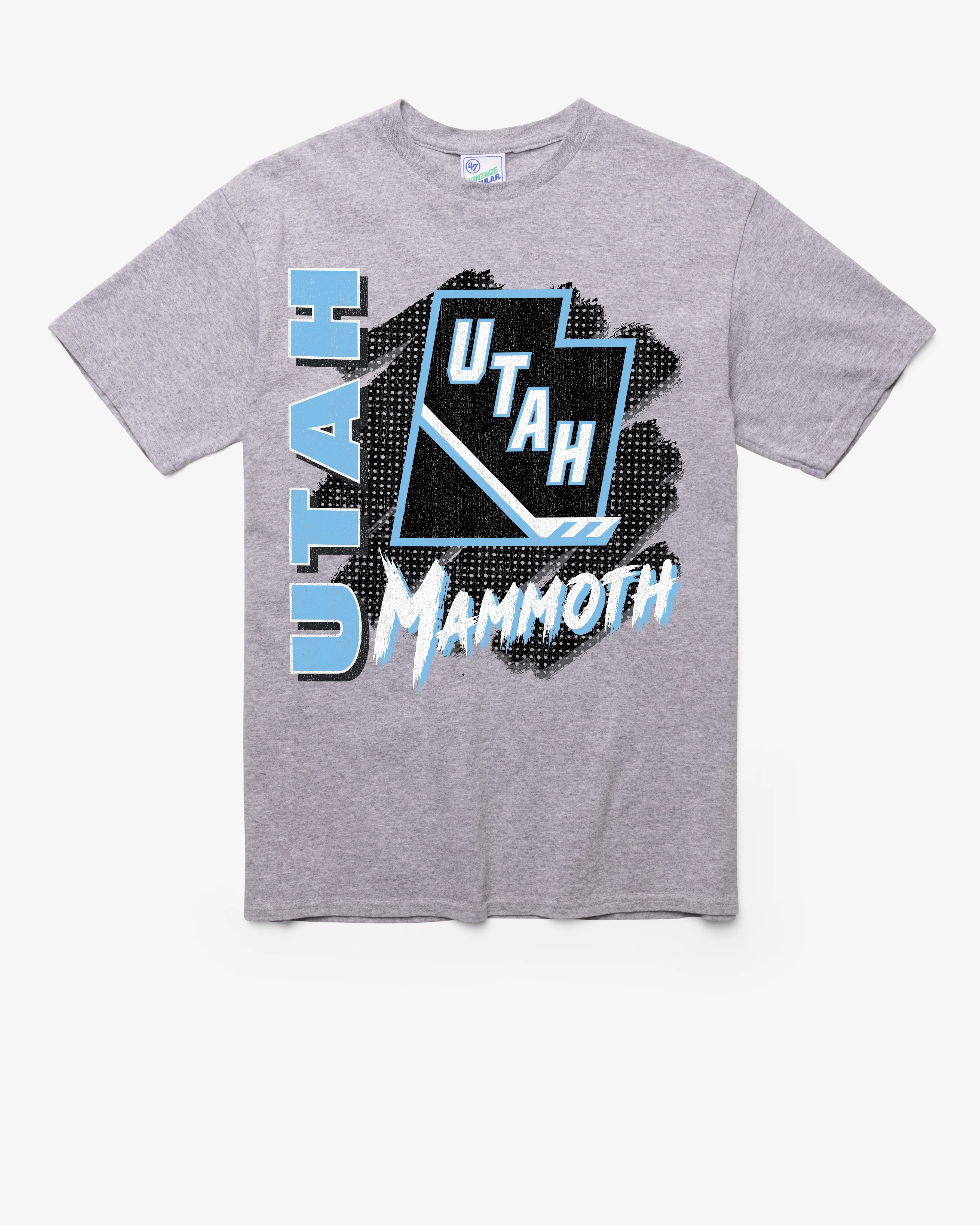 UTAH MAMMOTH FRONT ROW VINTAGE '47 TUBULAR TEE