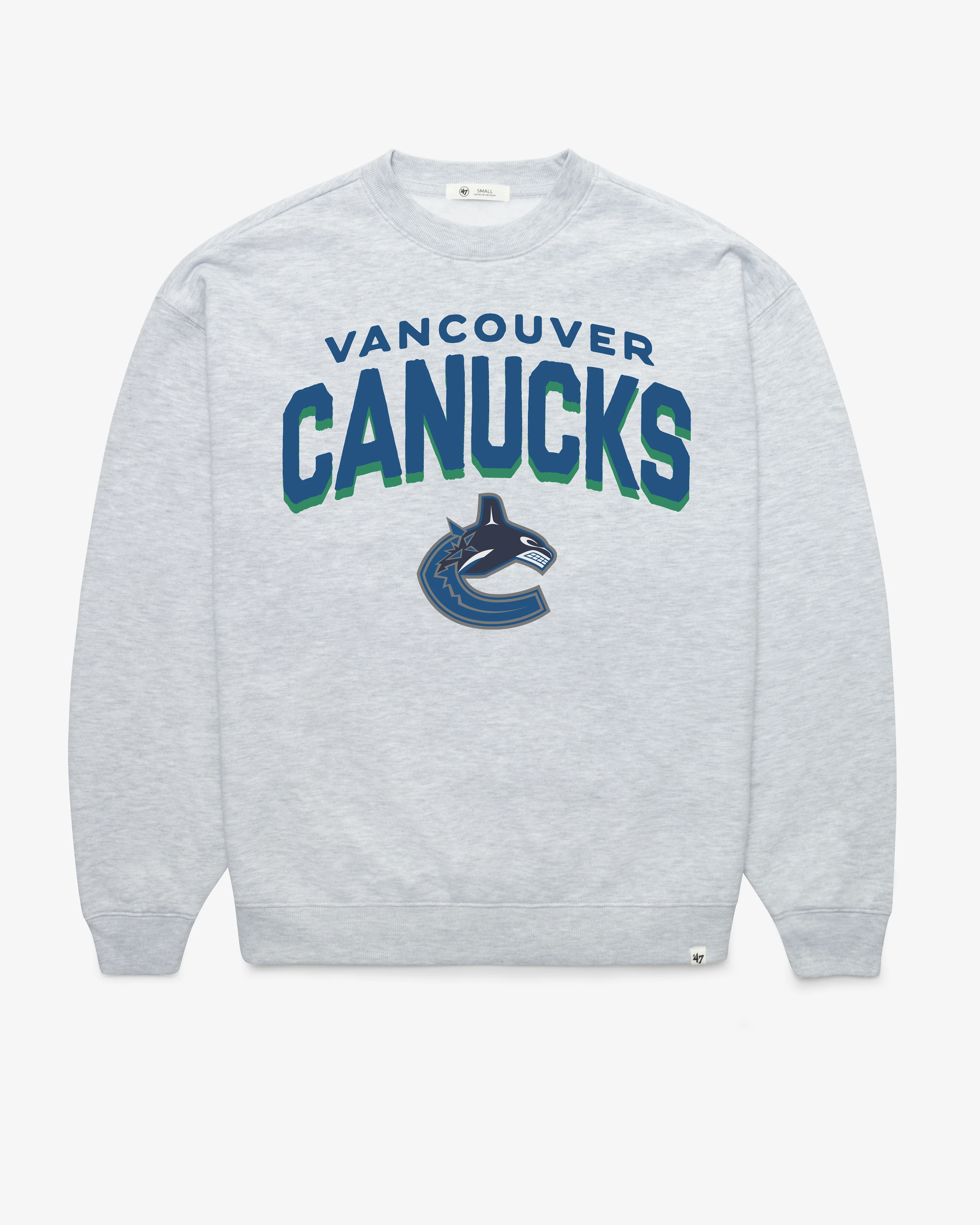 VANCOUVER CANUCKS CAMPUS ARCH CLOUD '47 OVERSIZED CREW WOMENS