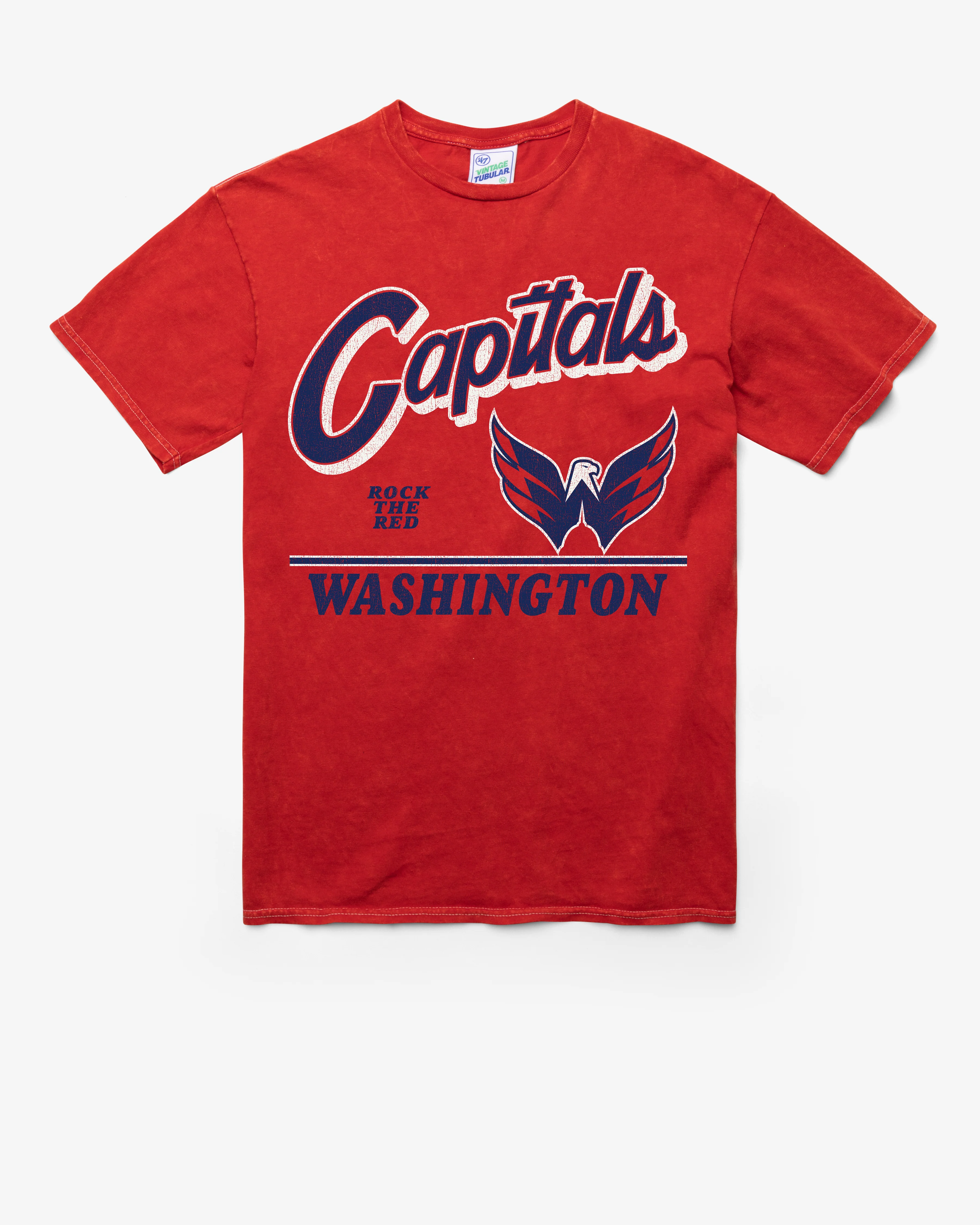 WASHINGTON CAPITALS FLY BY VINTAGE '47 TUBULAR TEE