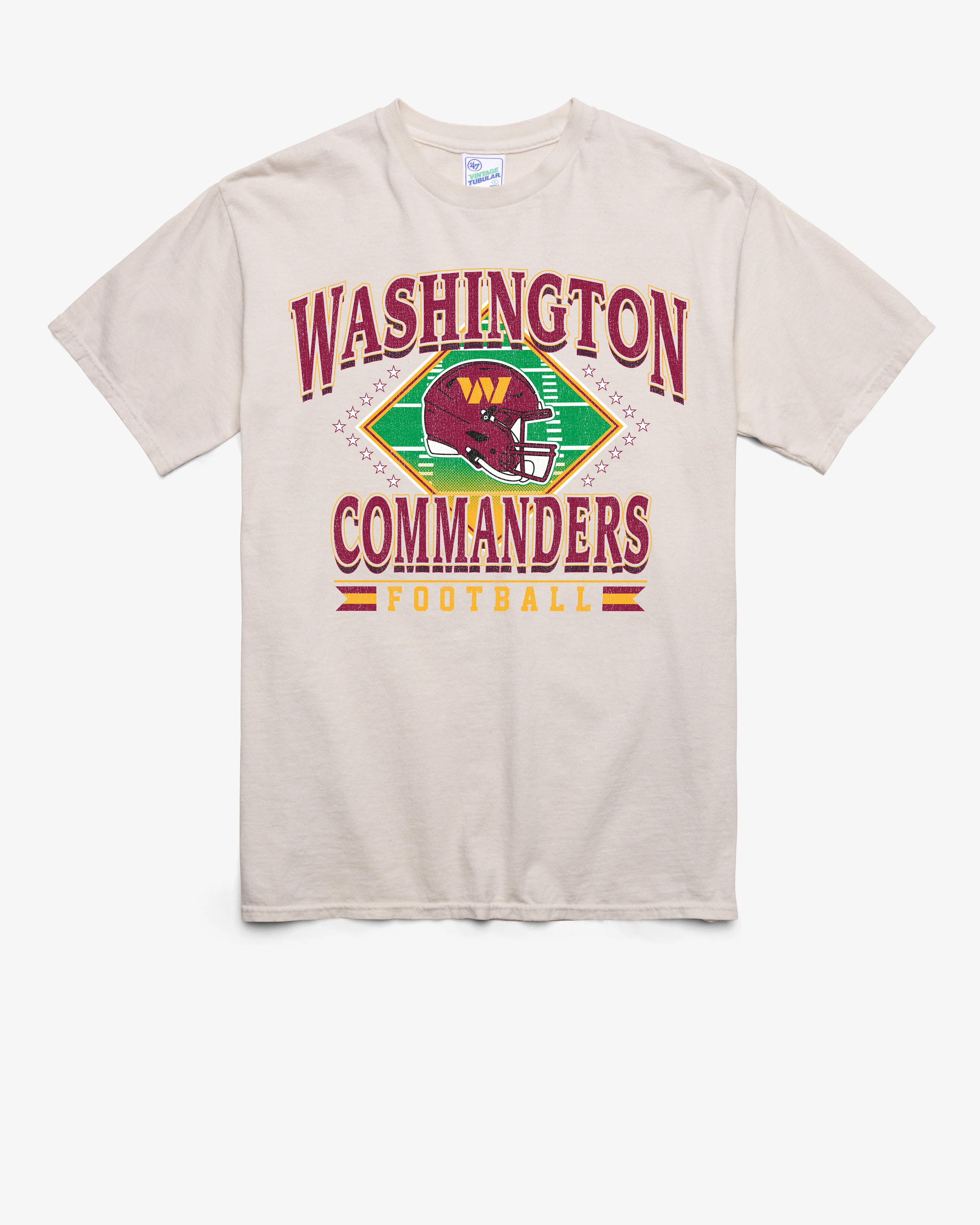 WASHINGTON COMMANDERS FIELD PASS VINTAGE '47 TUBULAR TEE