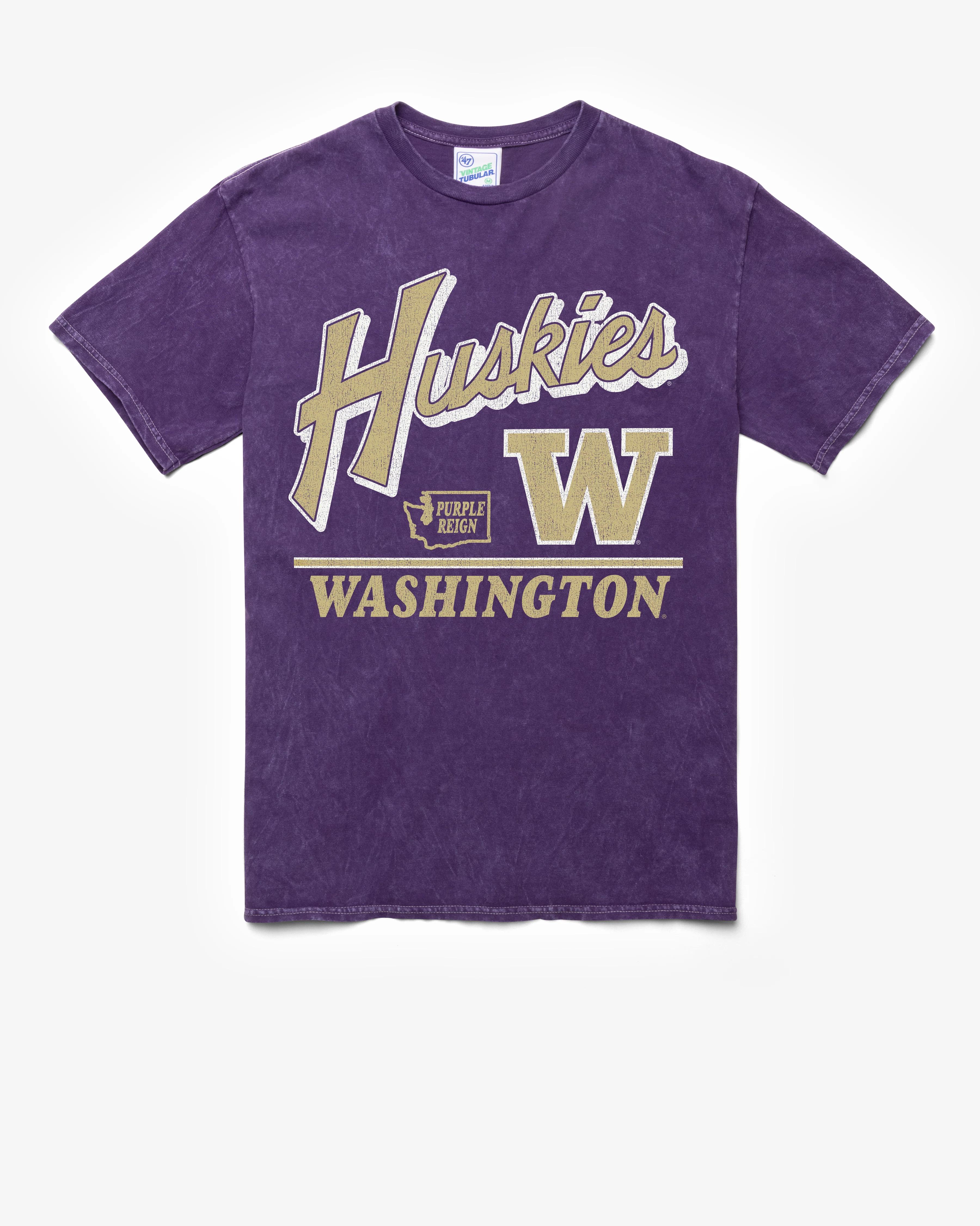WASHINGTON HUSKIES FLY BY VINTAGE '47 TUBULAR TEE