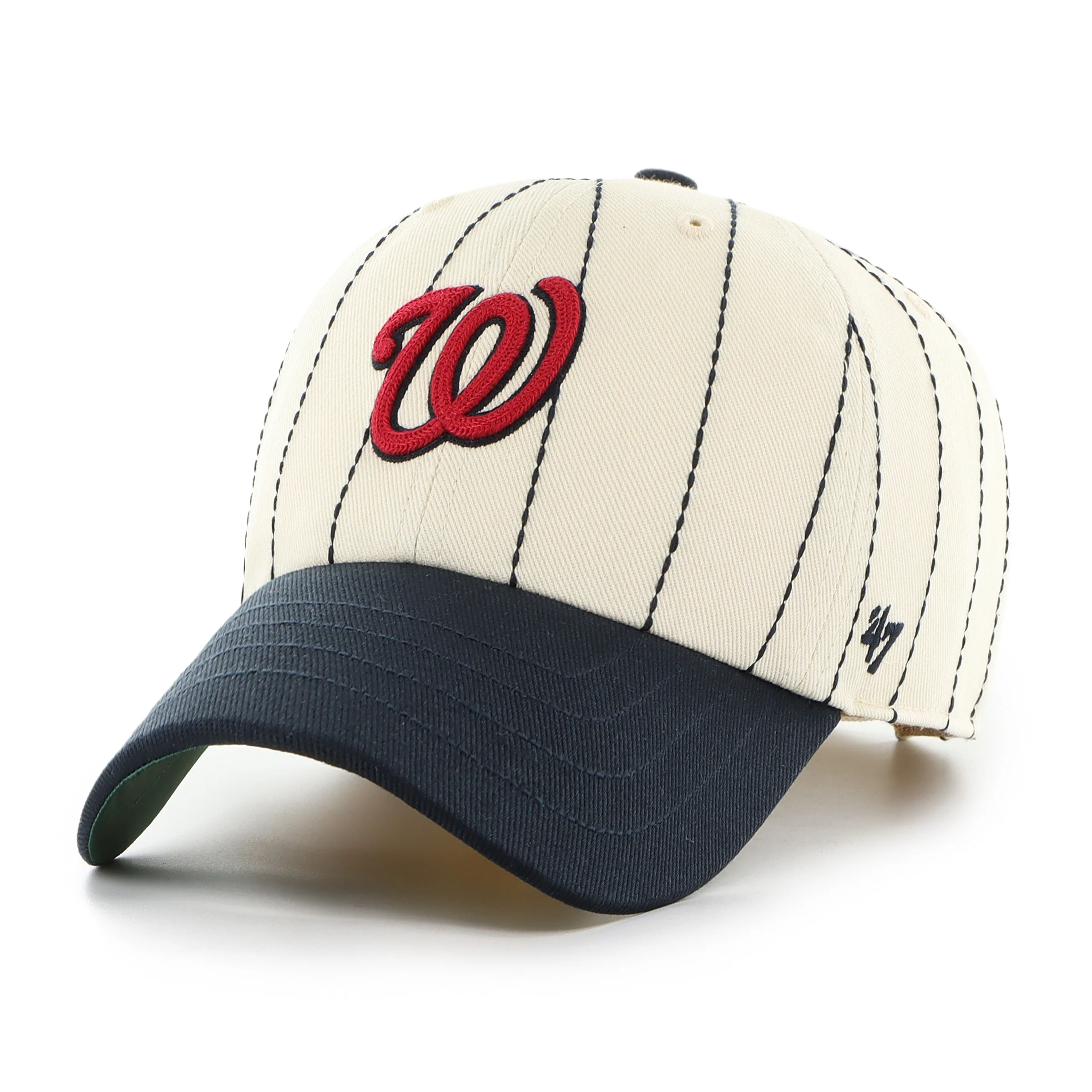 WASHINGTON NATIONALS COOPERSTOWN RAWLINGS PINSTRIPE '47 CLEAN UP - Image 5