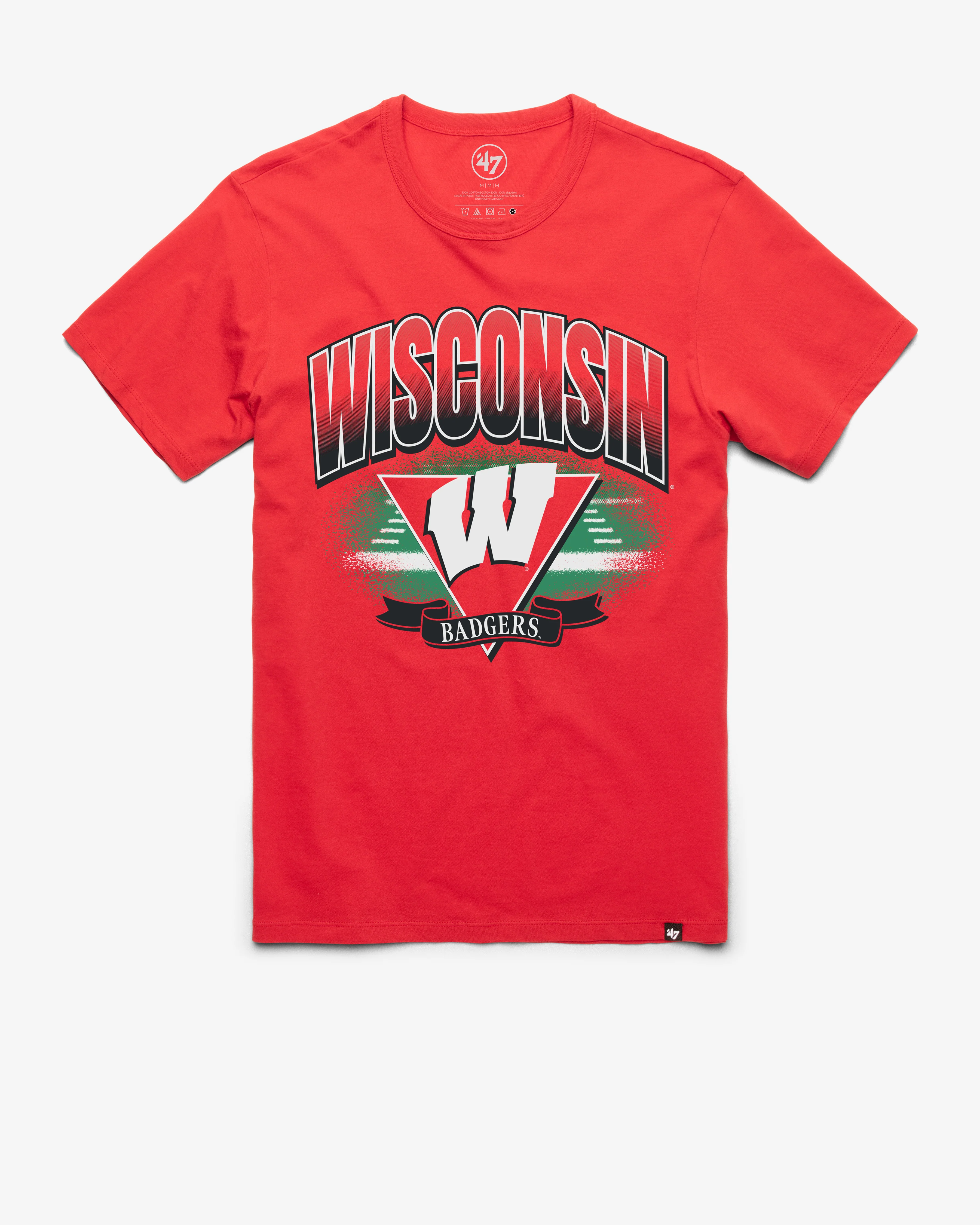 WISCONSIN BADGERS ARENA FADE '47 FRANKLIN TEE
