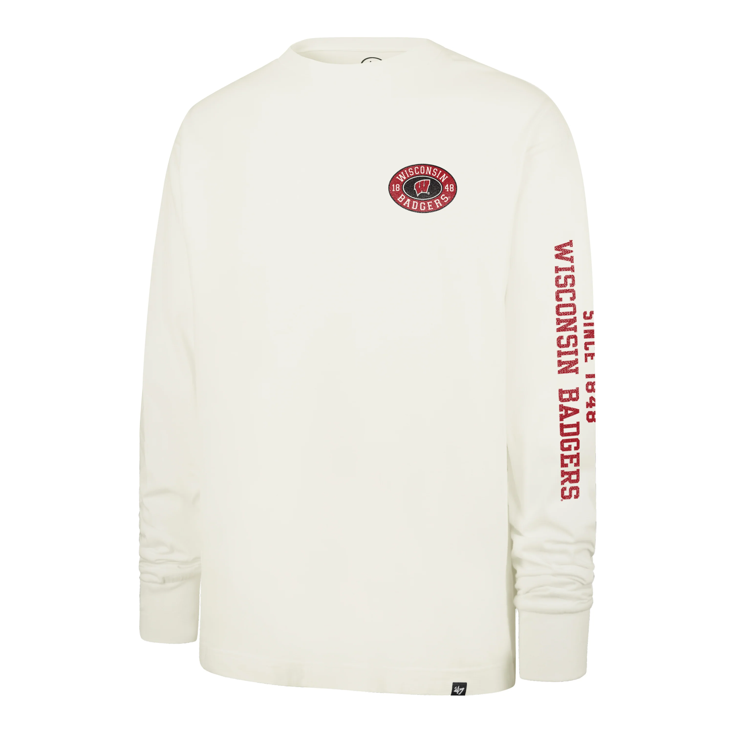 WISCONSIN BADGERS TIDE SWEEP '47 MONTAUK FOUNDATION LONG SLEEVE TEE