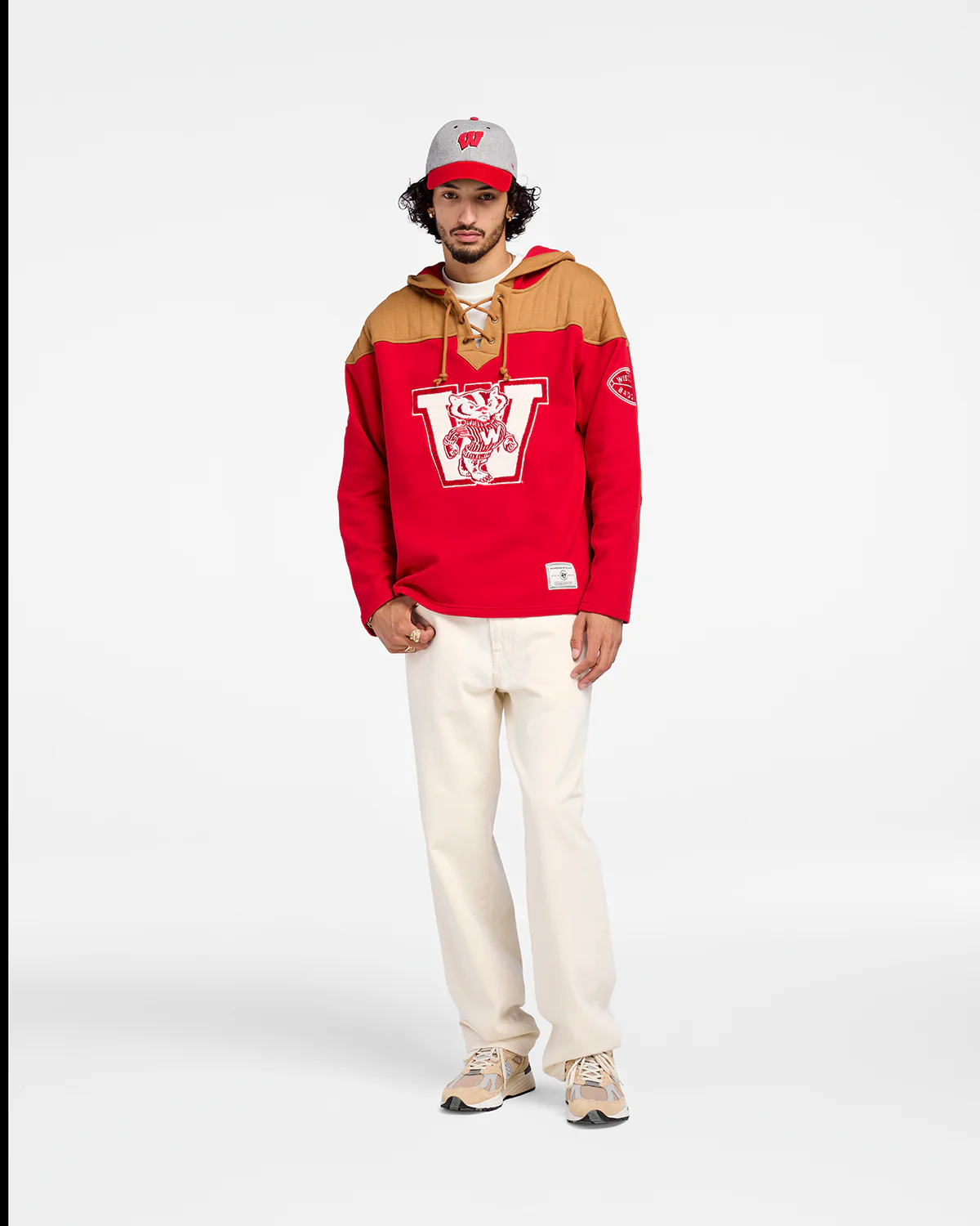 WISCONSIN BADGERS VINTAGE FLANNAGAN '47 WINGBACK LACER - Image 5