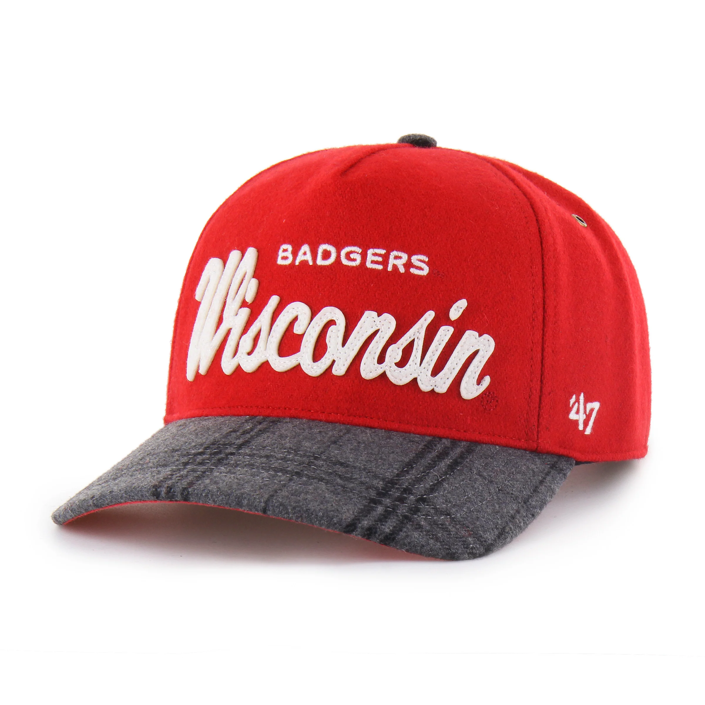 WISCONSIN BADGERS WINDOWPANE PLAID '47 HITCH RF RELAXED FIT - Image 5