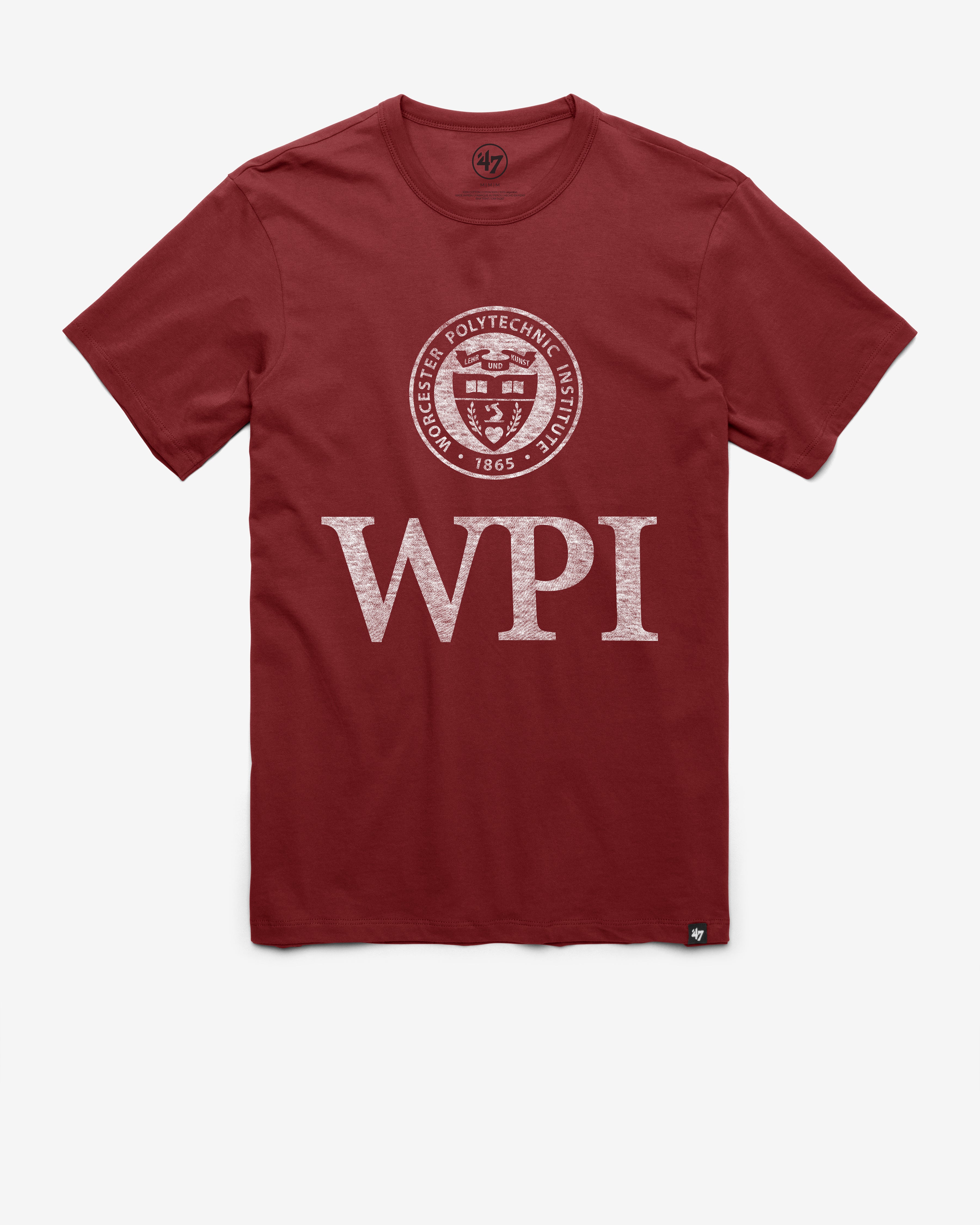 WPI-WORCESTER POLY TECH RETROGRADE '47 FRANKLIN TEE